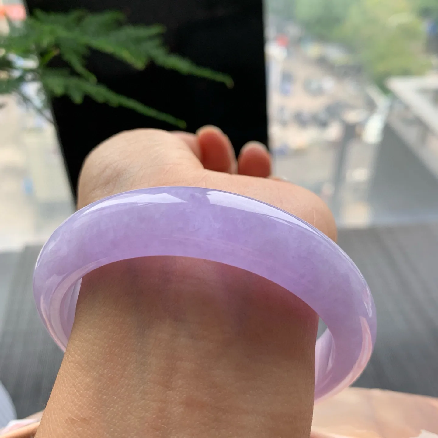 正圈满色紫罗兰 无瑕 尺寸:59.7/13.7/8.8 超美