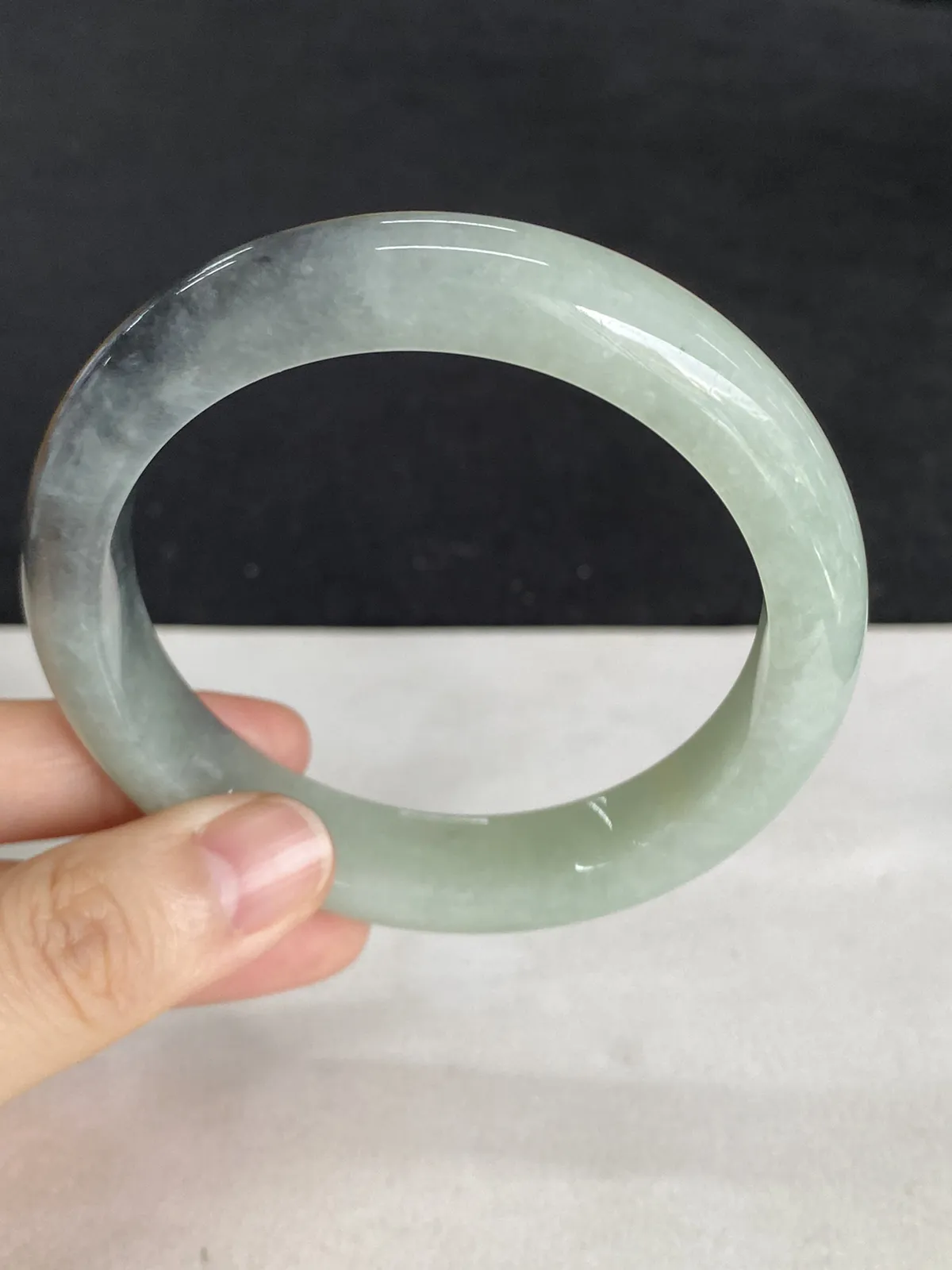 正圈57.8圈口，翡翠手镯