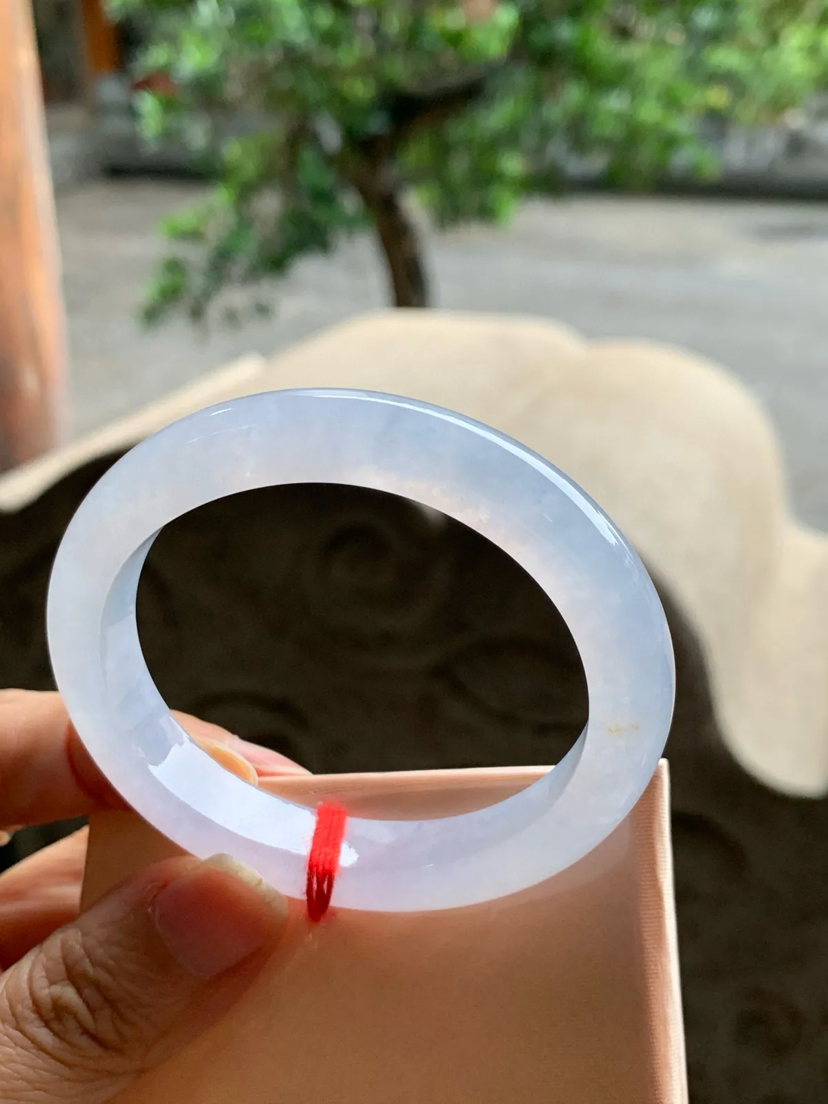 贵妃高冰紫罗兰 无瑕 尺寸:53.3/47.1 种水好