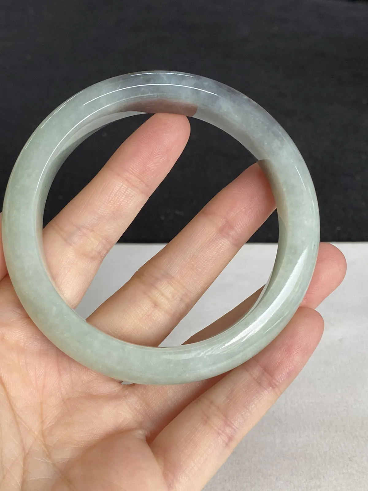 正圈57.8圈口，翡翠手镯