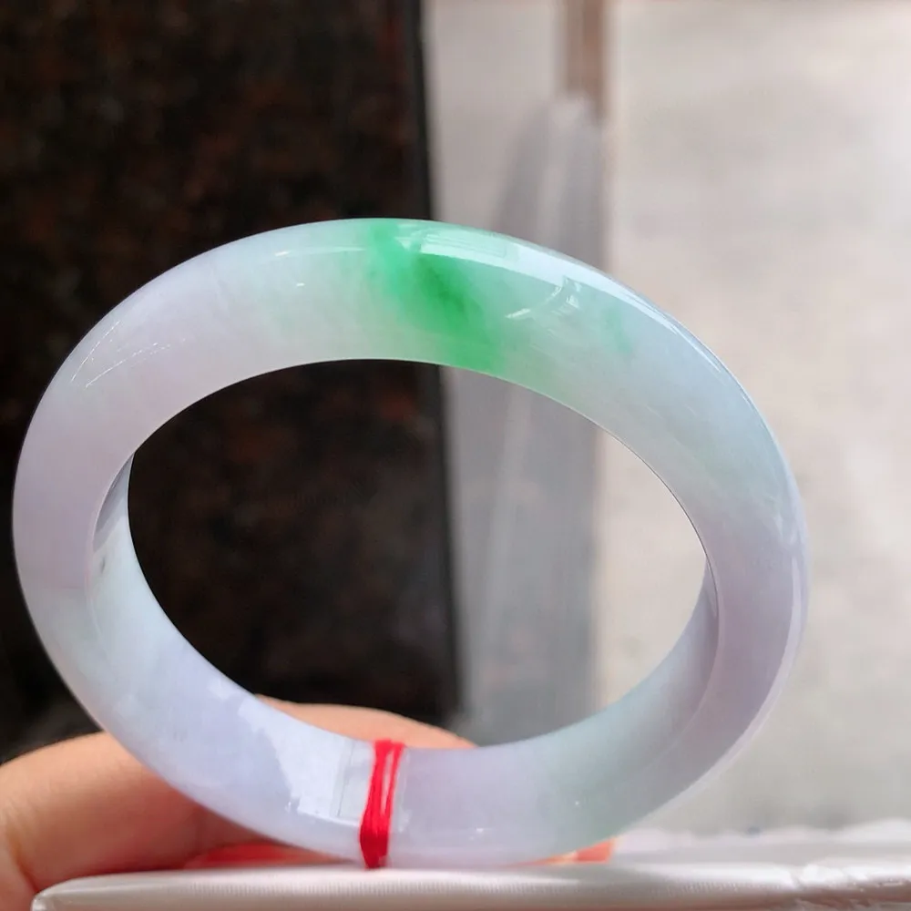 正圈冰糯春彩 一丝棉线 尺寸:57.3/13.1/8.3 色好