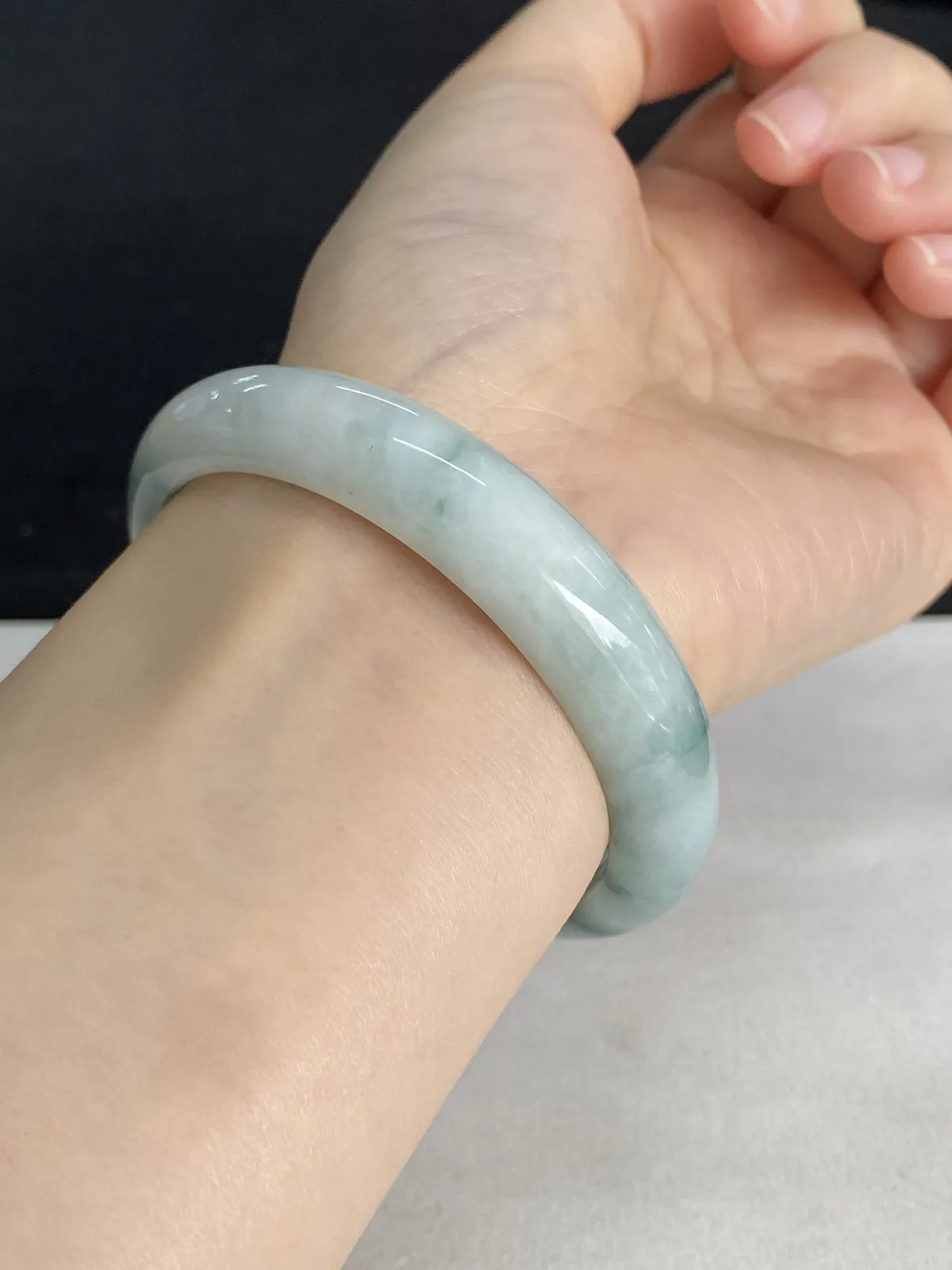 正圈56.4圈口，翡翠手镯