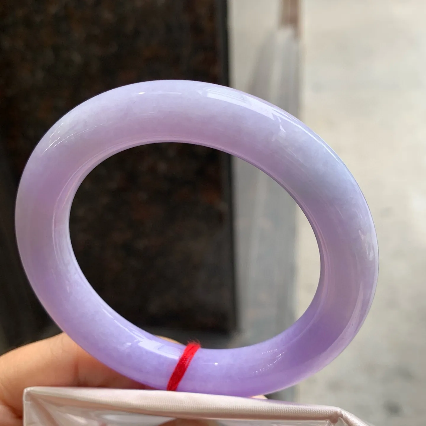 圆条一大节紫罗兰 微棉纹 尺寸:57.1/11.8/11.3 超美