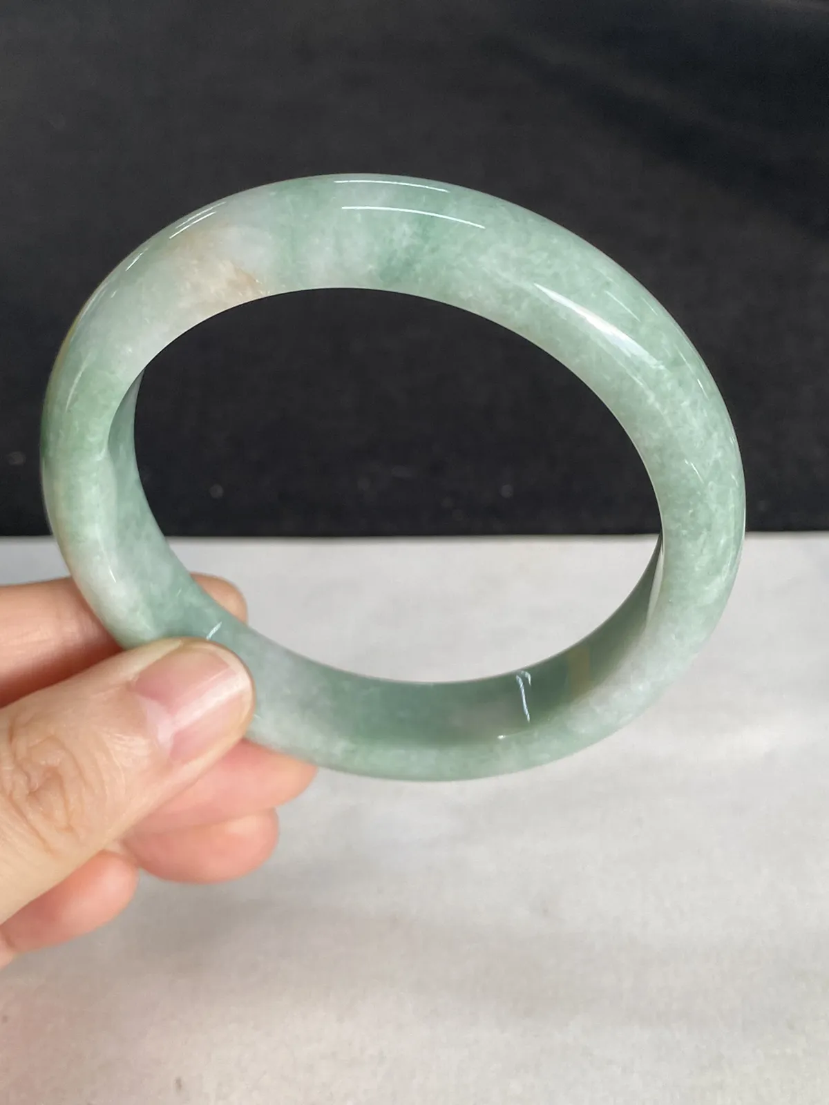 正圈56.5圈口，翡翠手镯