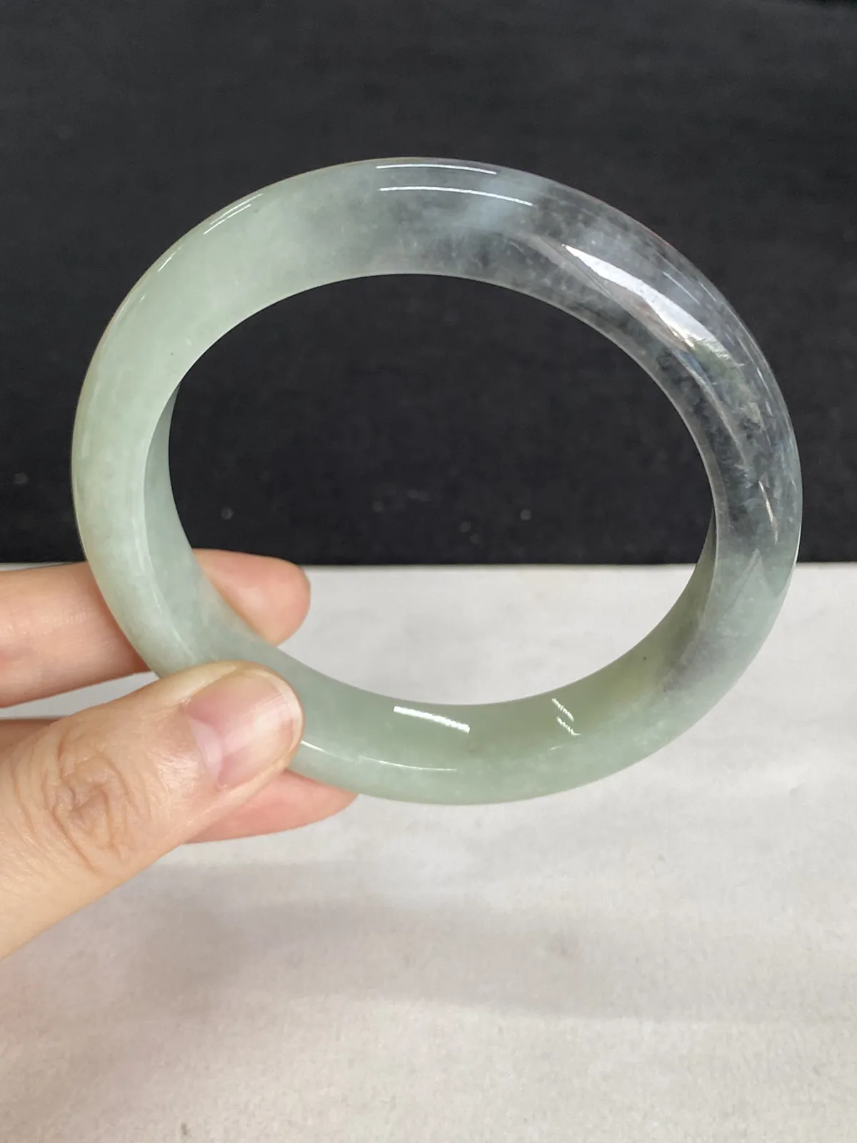 正圈57.8圈口，翡翠手镯