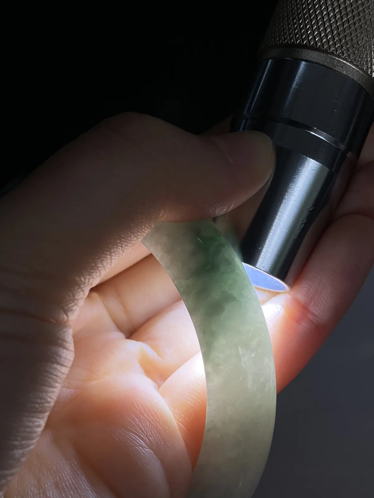 正圈56.7圈口，翡翠手镯