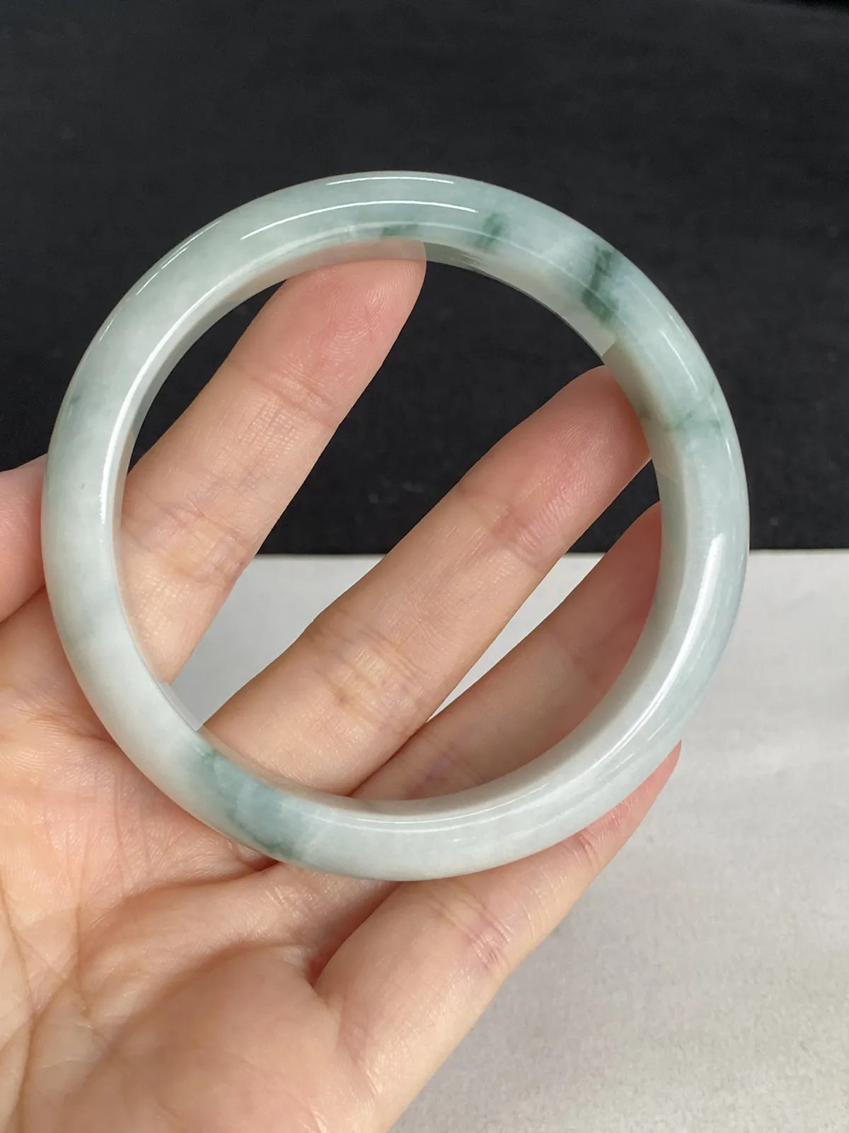 正圈56.4圈口，翡翠手镯