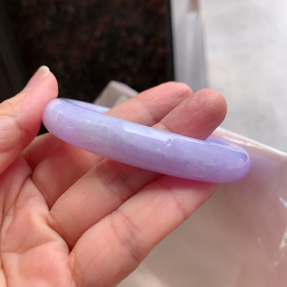 圆条一大节紫罗兰 微棉纹 尺寸:57.1/11.8/11.3 超美