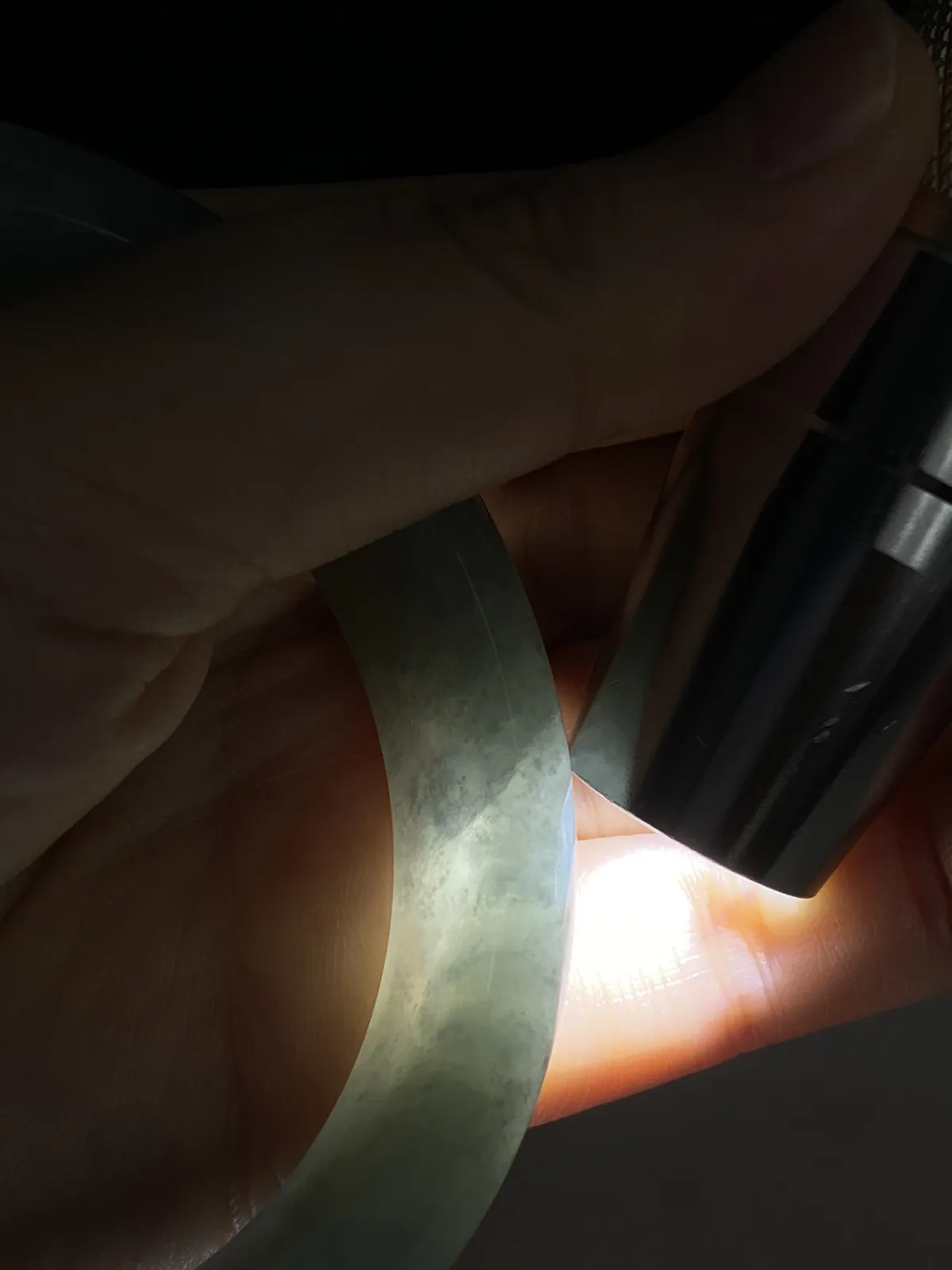 正圈57圈口，翡翠手镯