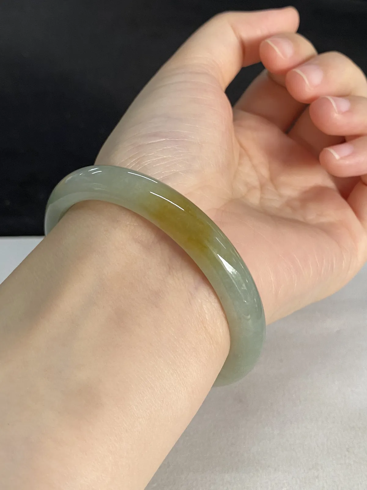 正圈54.8圈口，翡翠手镯