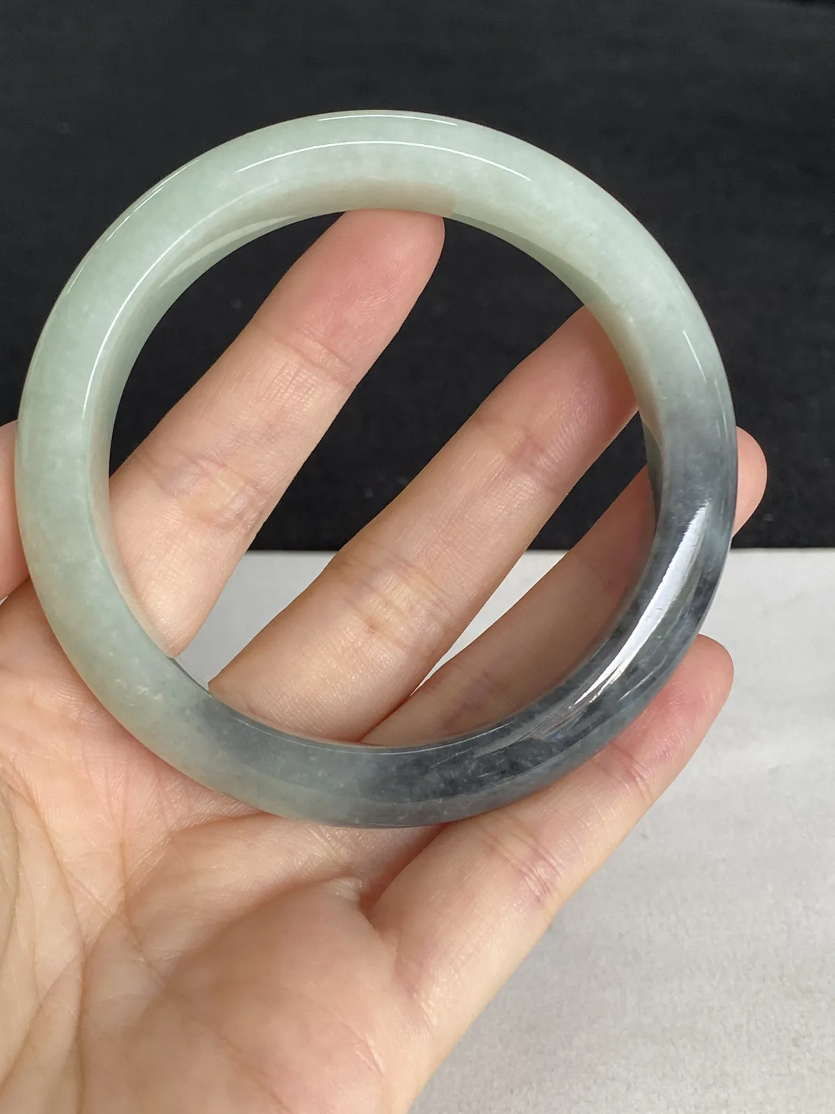 正圈57.8圈口，翡翠手镯