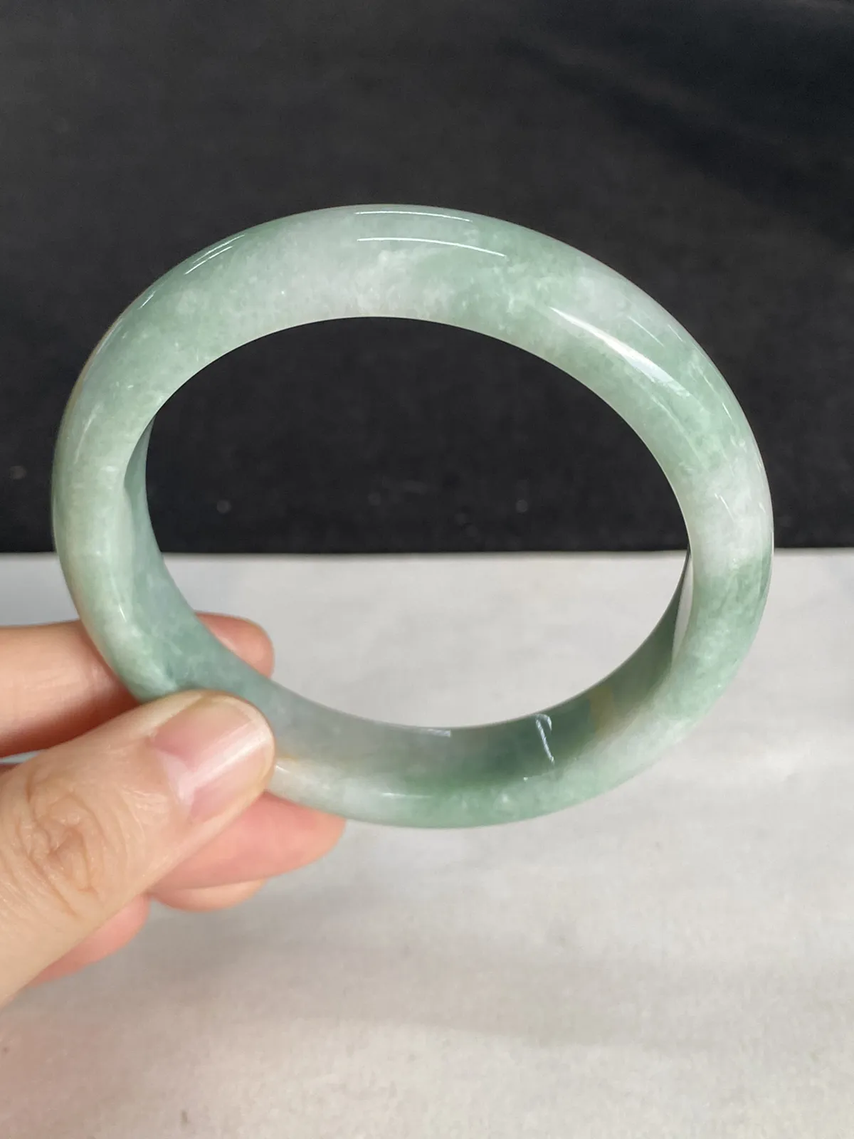 正圈56.5圈口，翡翠手镯