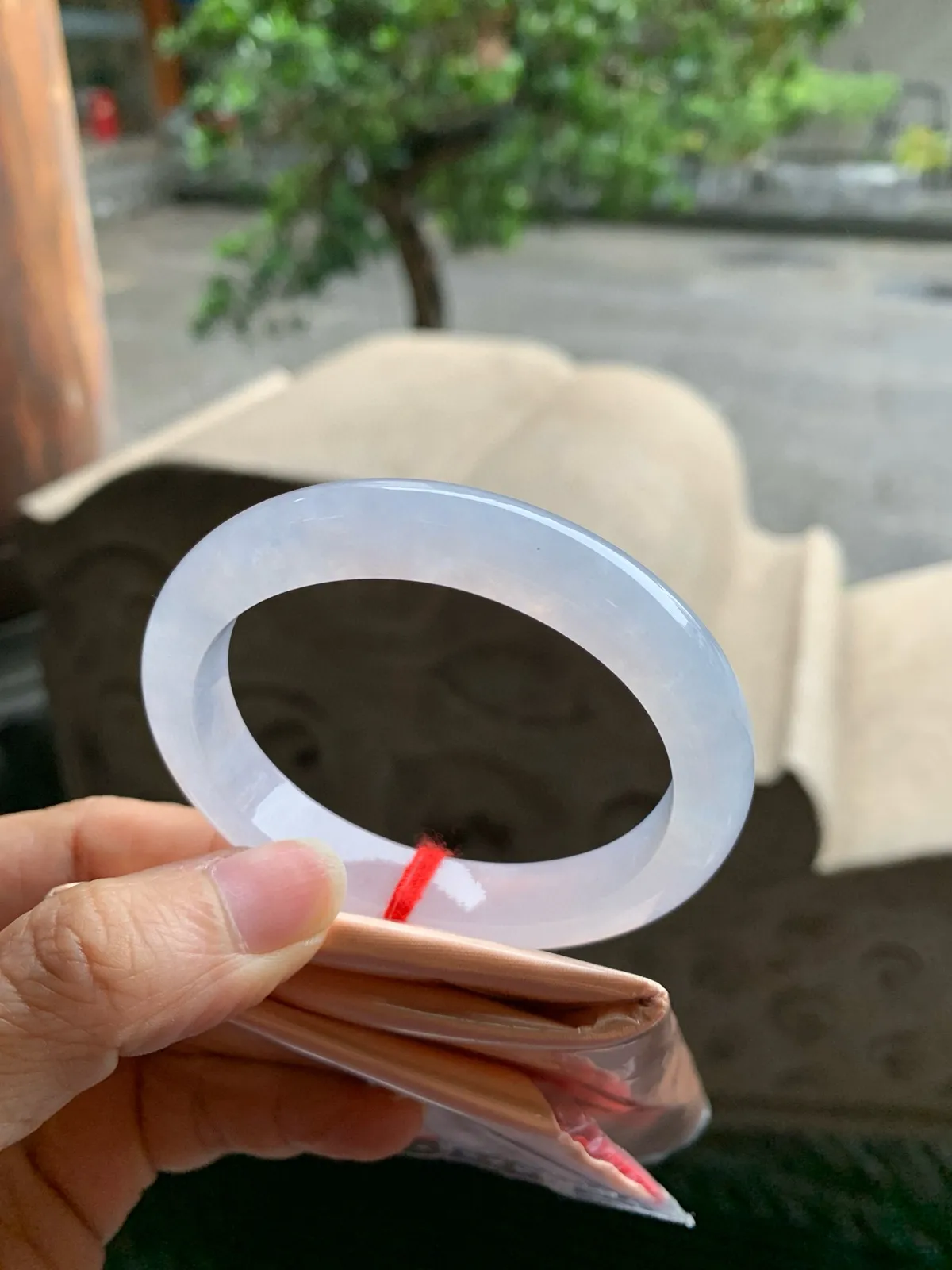 贵妃高冰紫罗兰 无瑕 尺寸:53.3/47.1 种水好