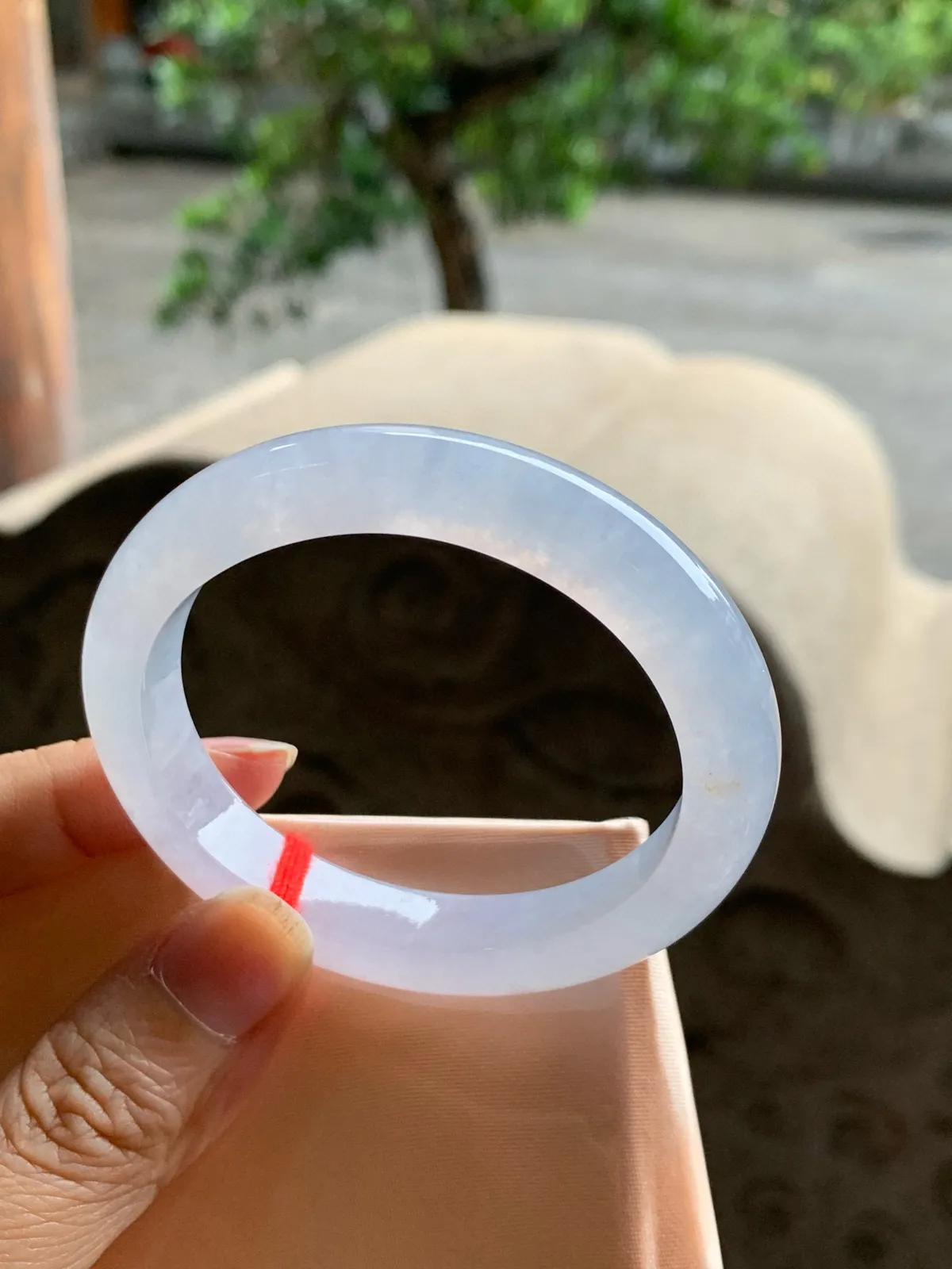 贵妃高冰紫罗兰 无瑕 尺寸:53.3/47.1 种水好