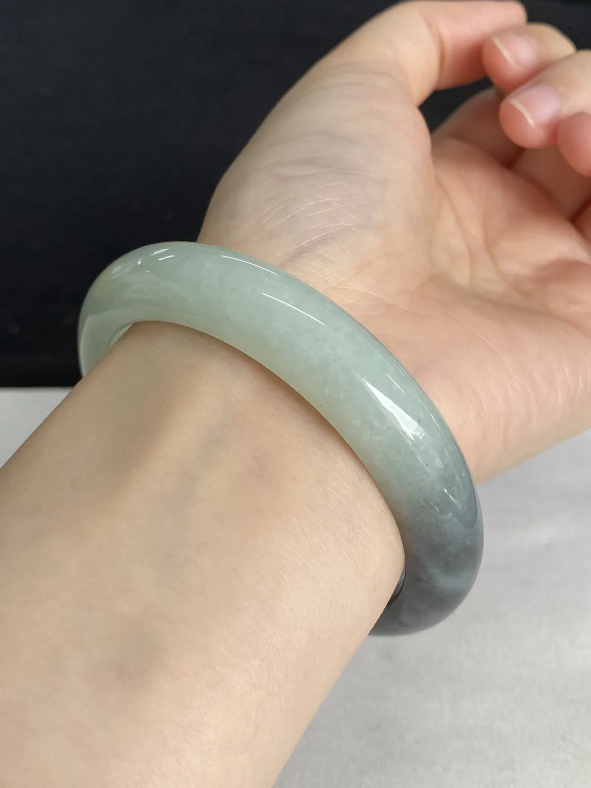 正圈57.8圈口，翡翠手镯