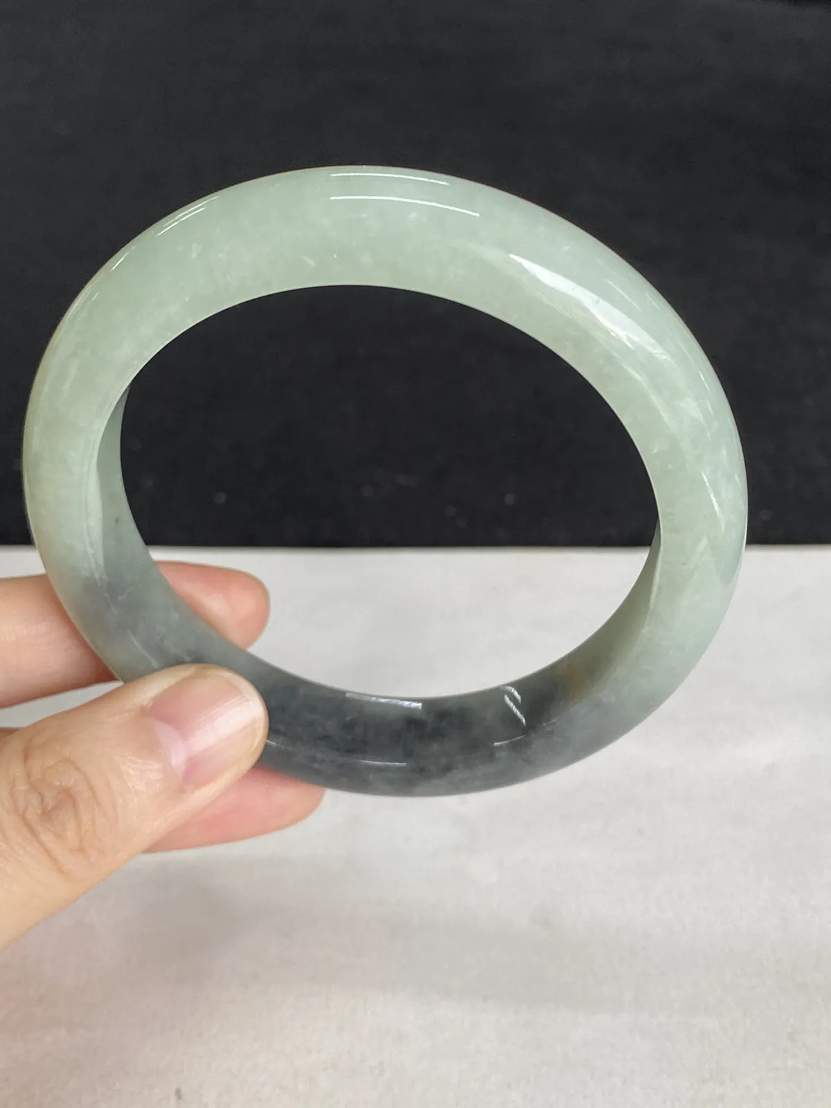 正圈57.8圈口，翡翠手镯