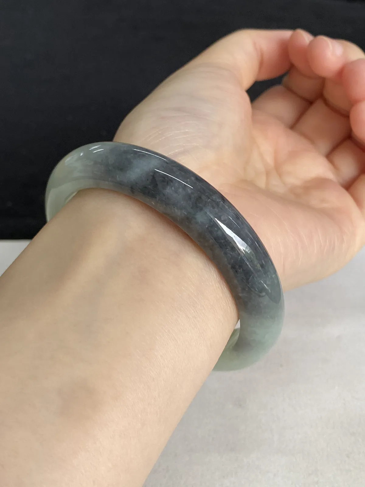 正圈57.8圈口，翡翠手镯