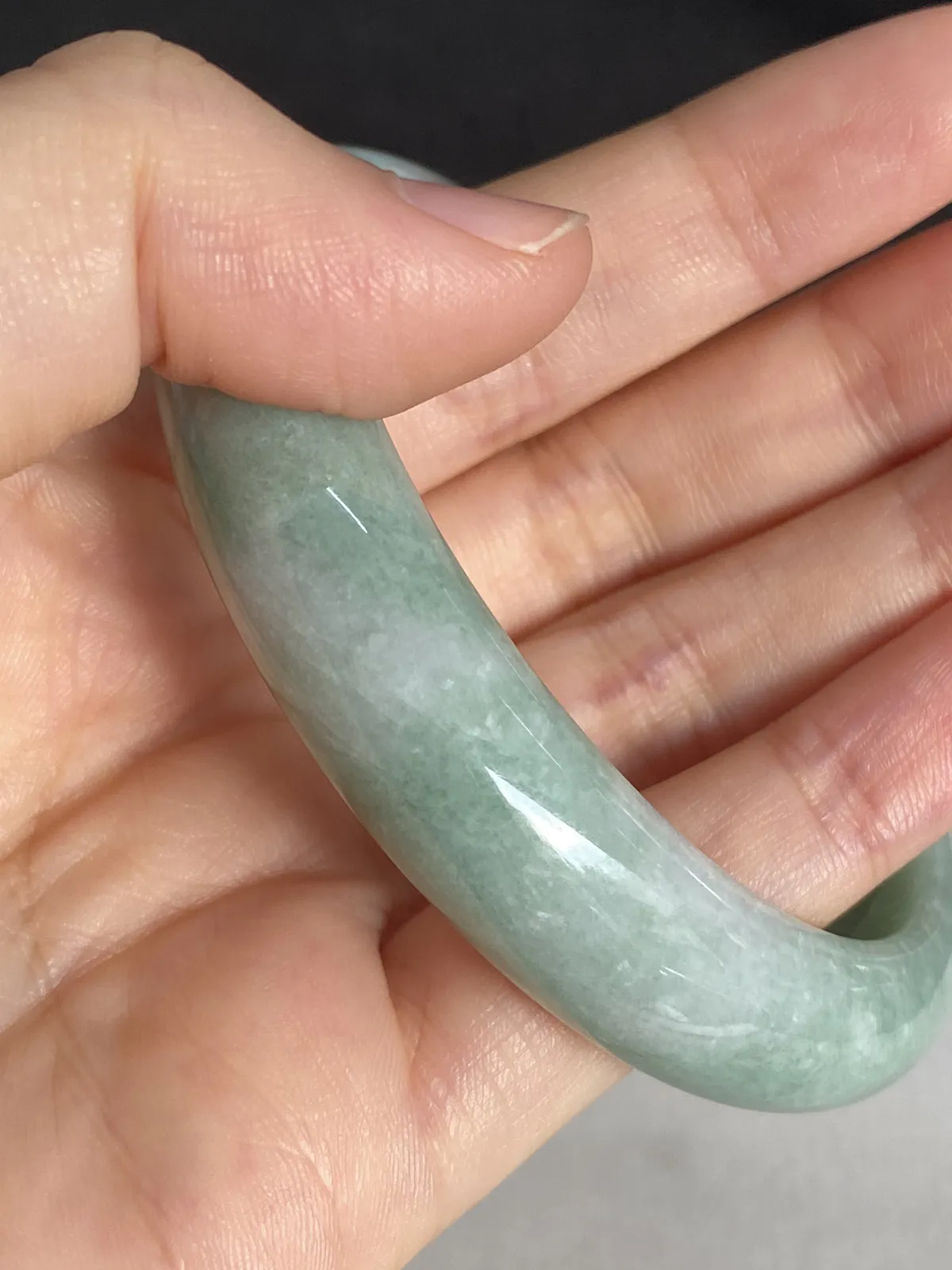 正圈56.5圈口，翡翠手镯