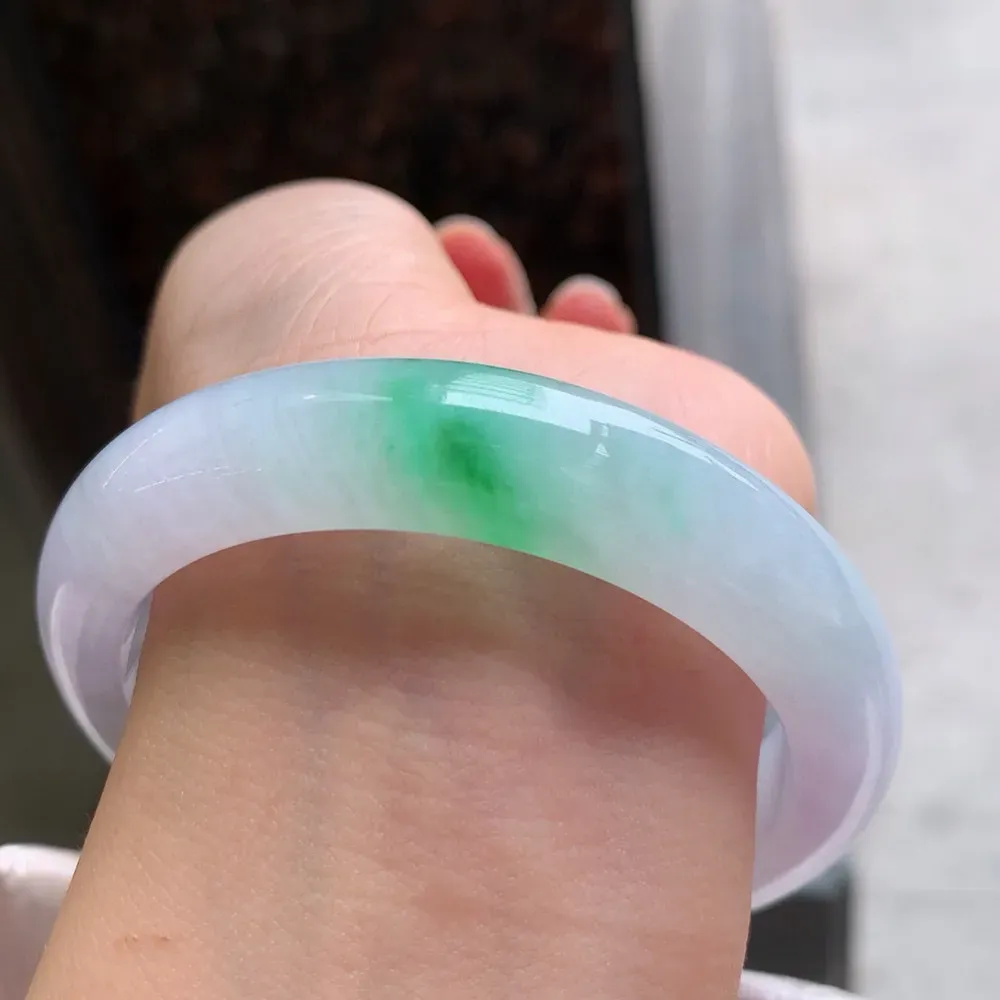 正圈冰糯春彩 一丝棉线 尺寸:57.3/13.1/8.3 色好