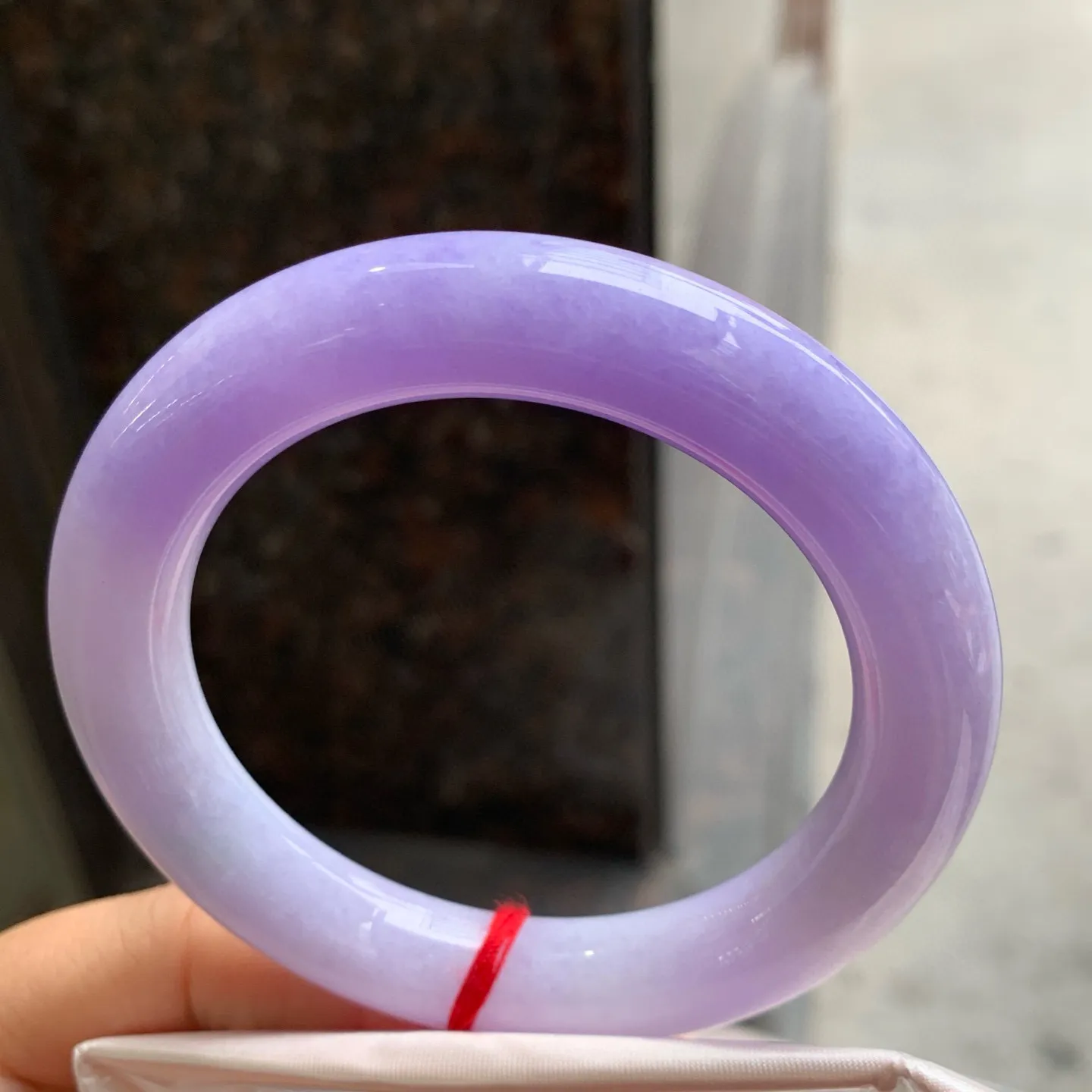 圆条一大节紫罗兰 微棉纹 尺寸:57.1/11.8/11.3 超美