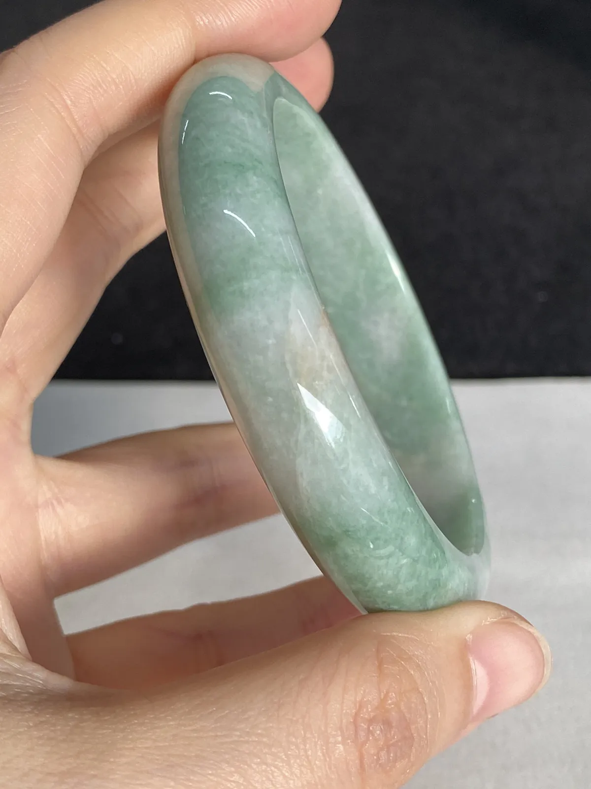 正圈56.5圈口，翡翠手镯