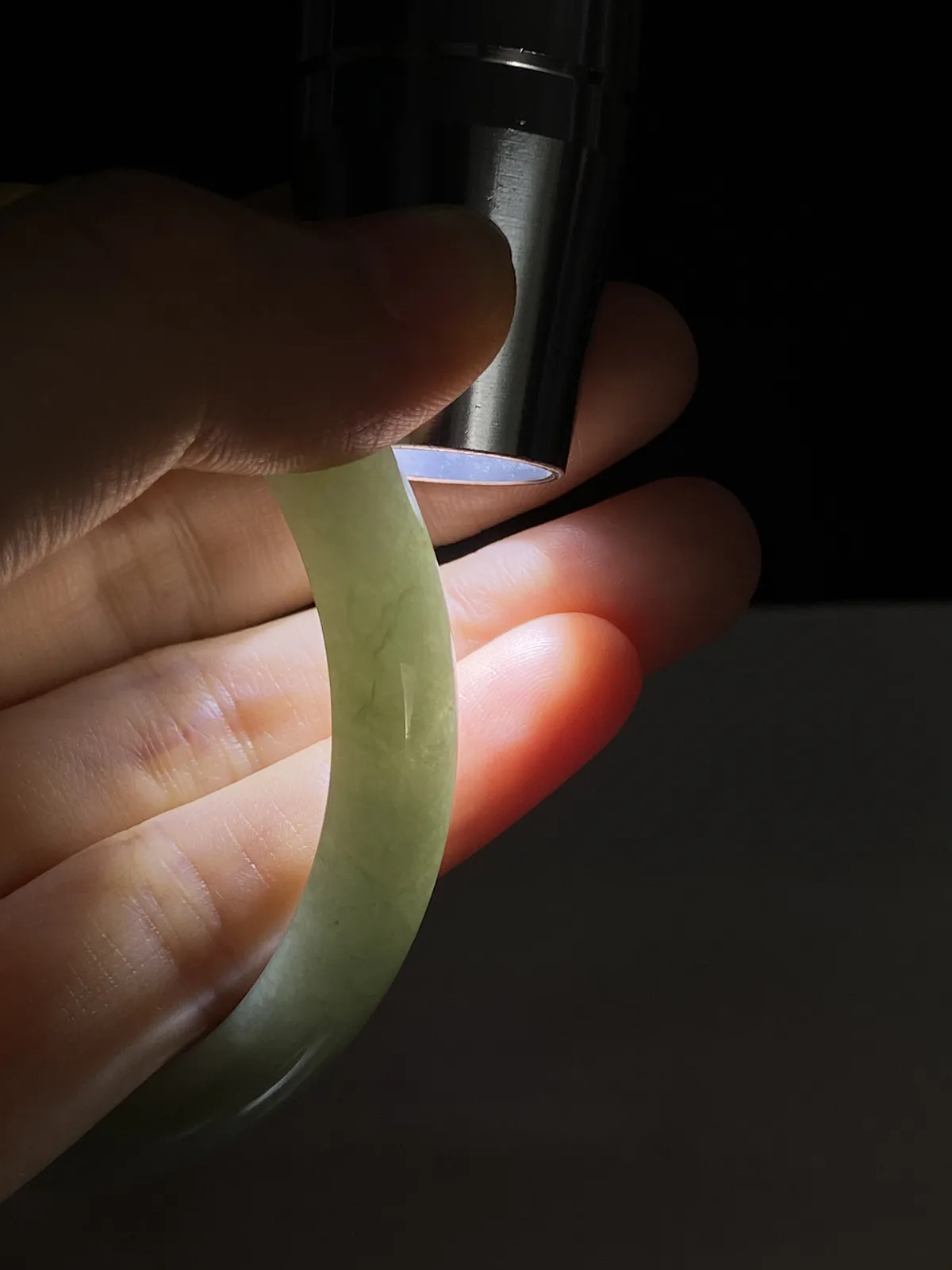 正圈54.8圈口，翡翠手镯