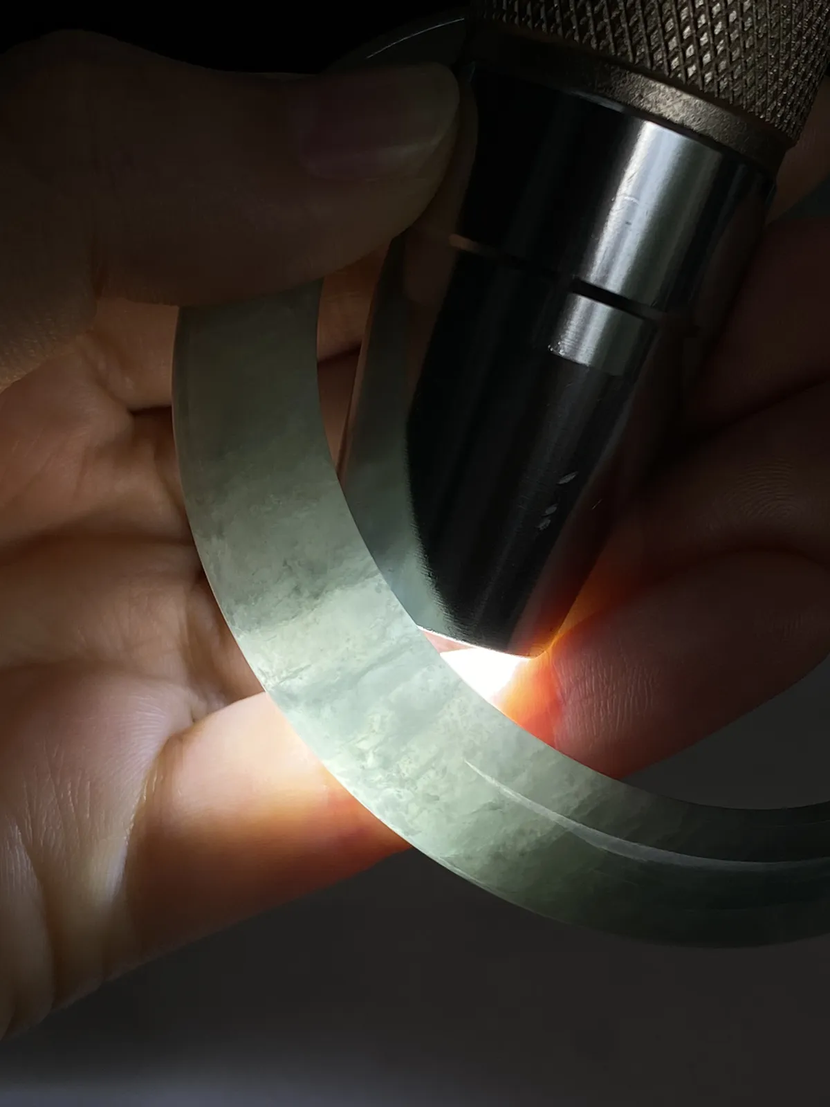 正圈57圈口，翡翠手镯