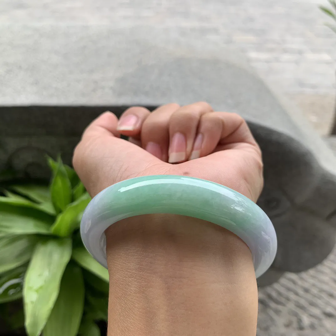 圈口56.7-12.5-9.1  【春彩正圈手镯】正圈56 57可戴