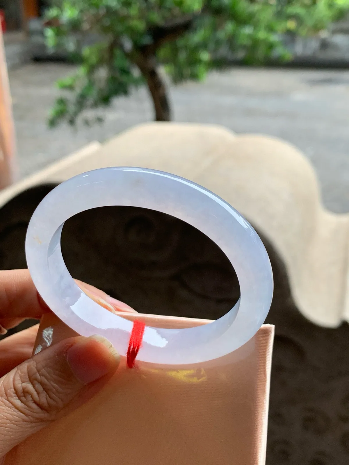 贵妃高冰紫罗兰 无瑕 尺寸:53.3/47.1 种水好