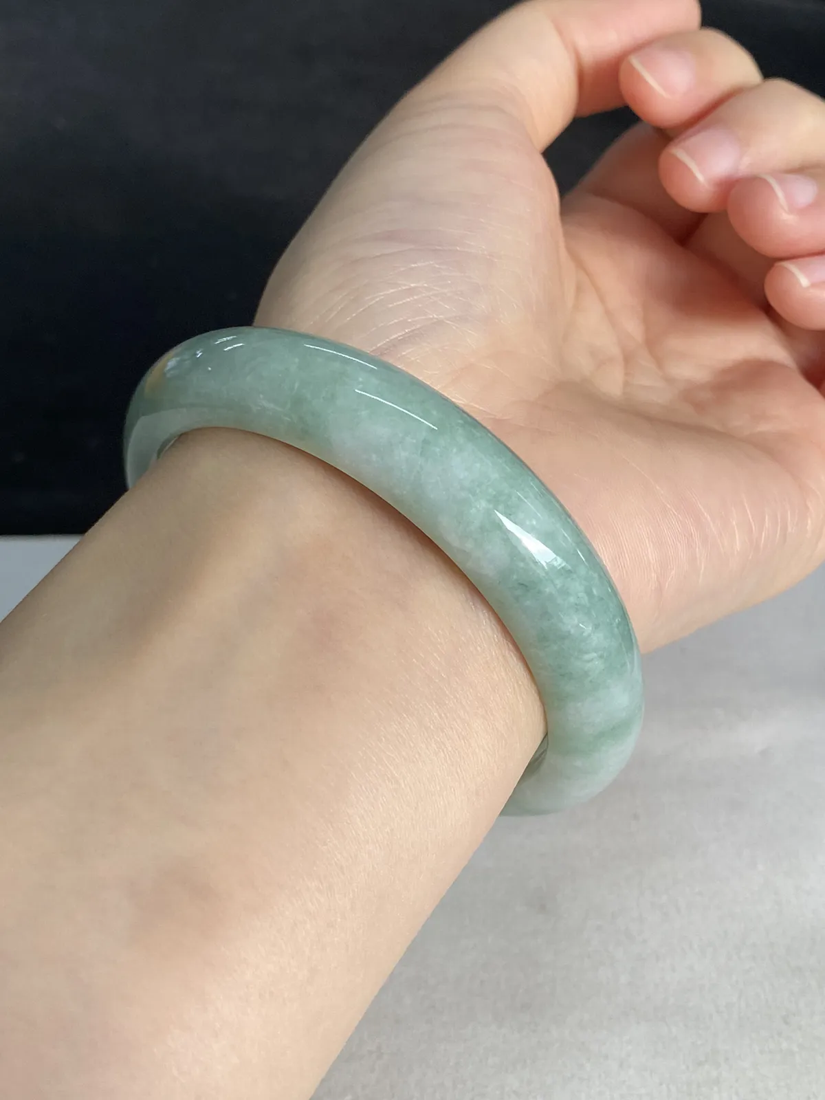正圈56.5圈口，翡翠手镯