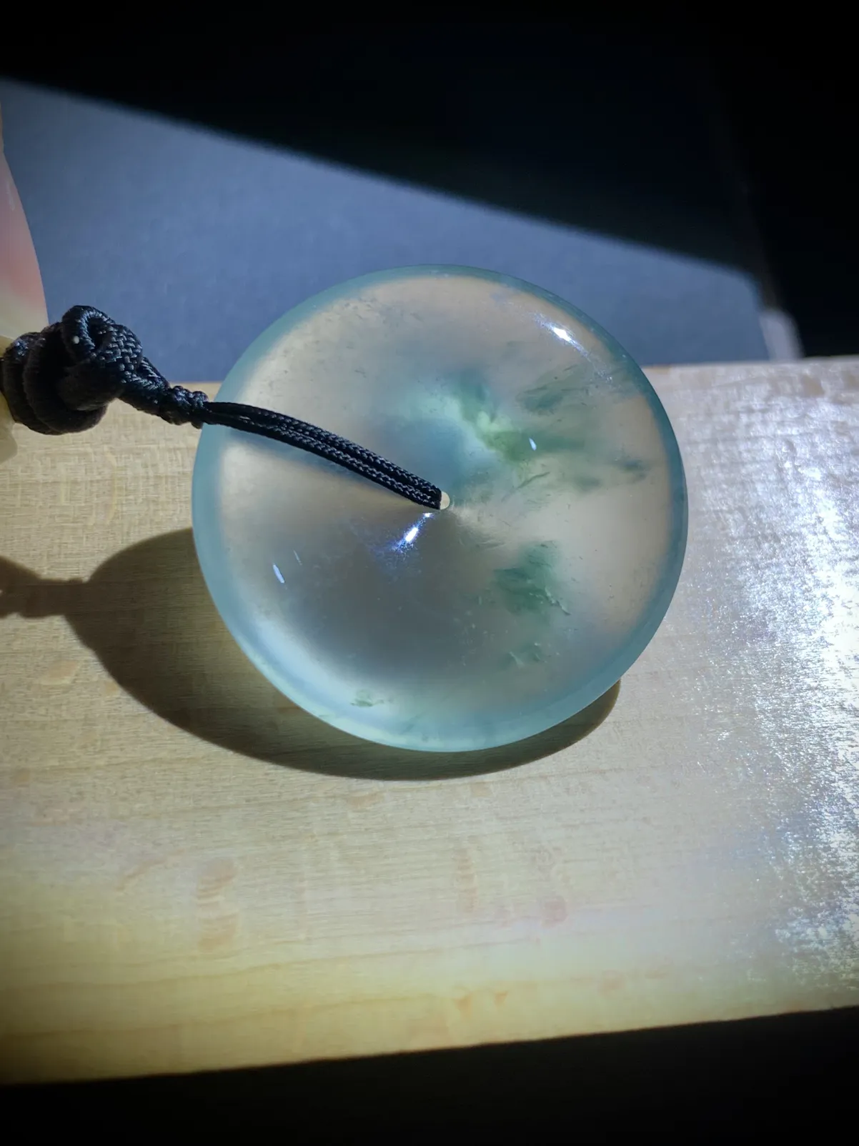 飘花平安扣子，28.5-5.5mm，