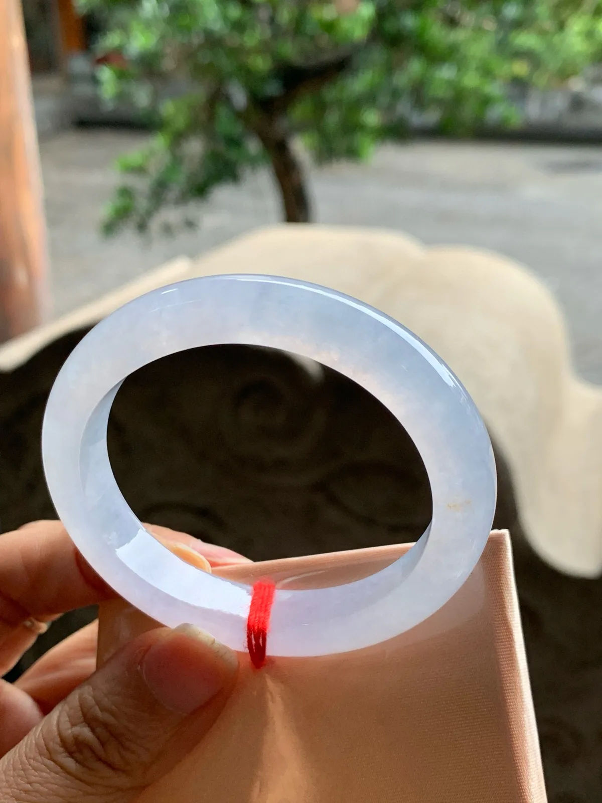 贵妃高冰紫罗兰 无瑕 尺寸:53.3/47.1 种水好