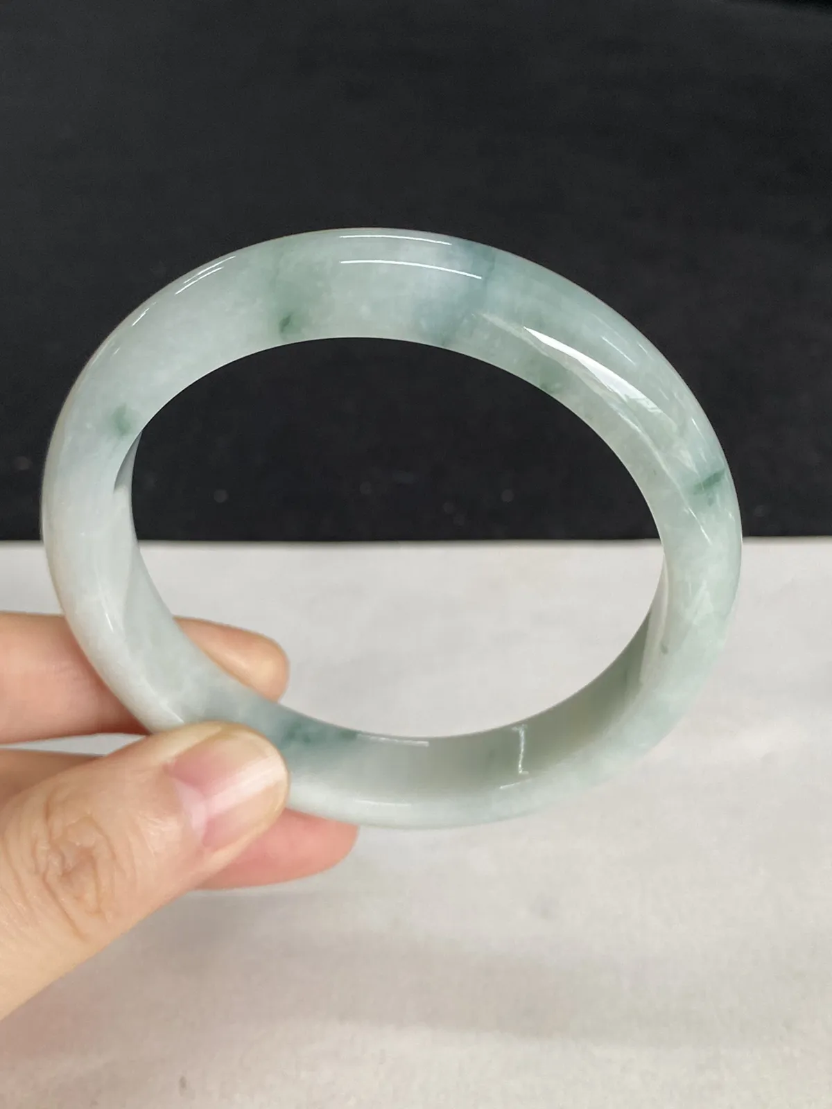 正圈56.4圈口，翡翠手镯