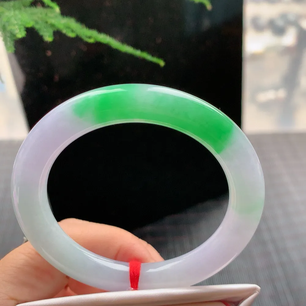 圆条冰春彩 无瑕 尺寸:52.6/9.7 色好🥰🥰