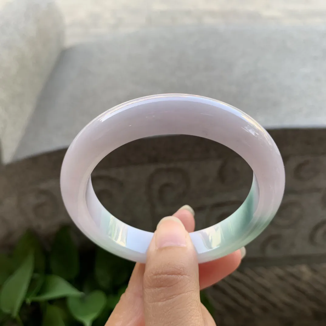 圈口 55.5-11.6-8.7【紫飘花正圈手镯】正圈55 56可戴