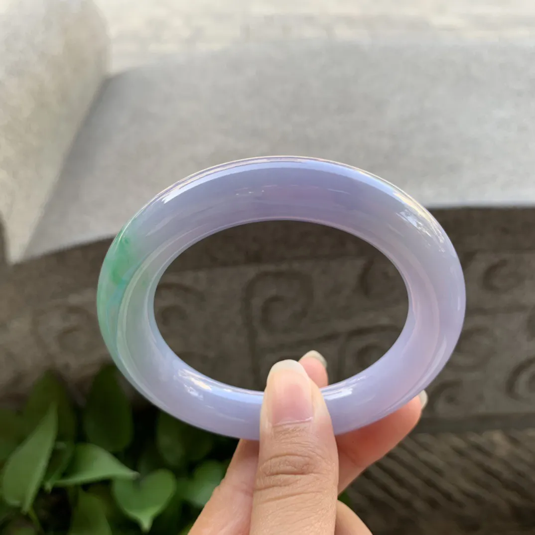 圈口55.5-11.9 【春彩圆条手镯】圆条55 56可戴