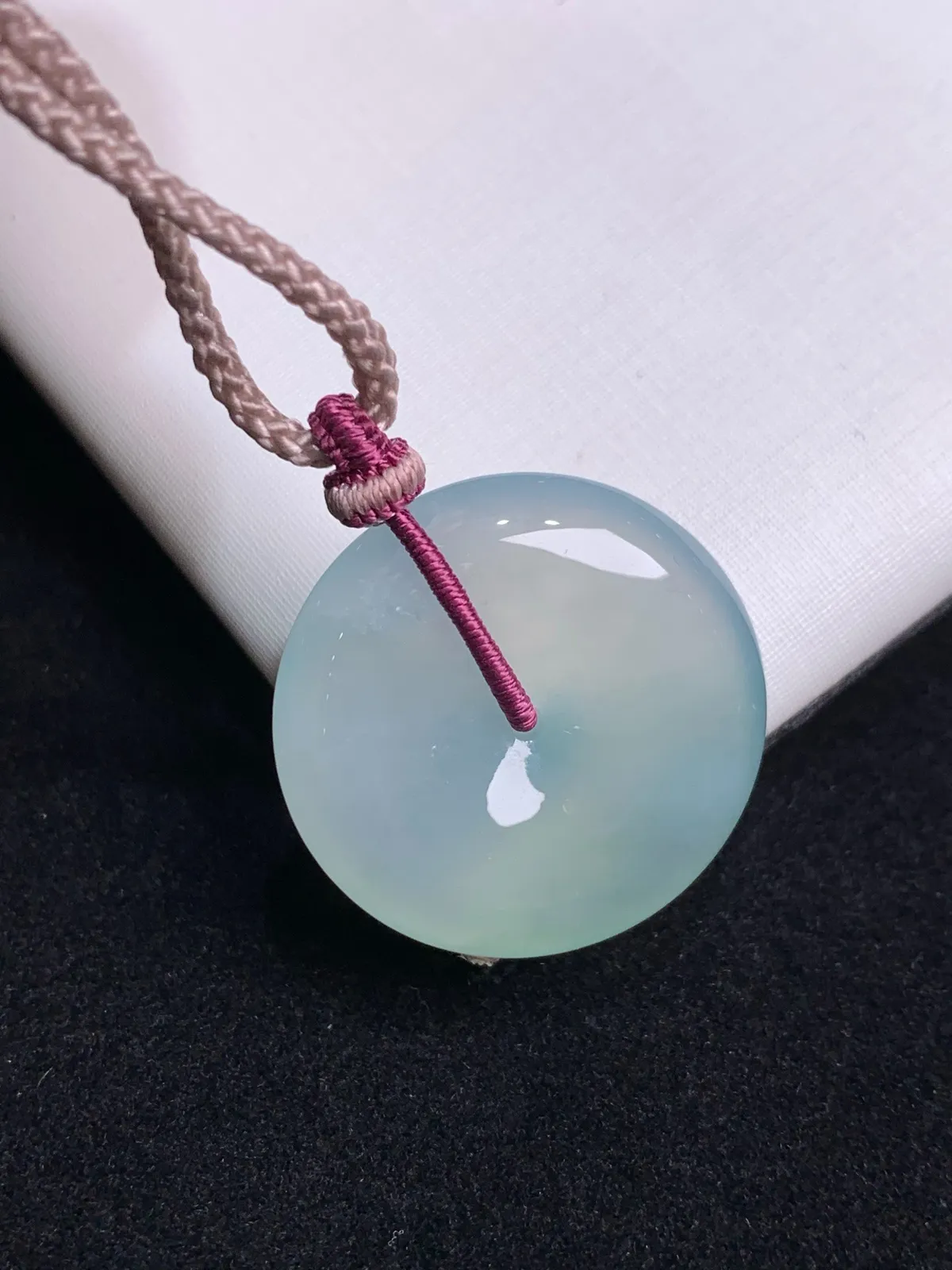 冰种平安扣，平平安安~吊坠