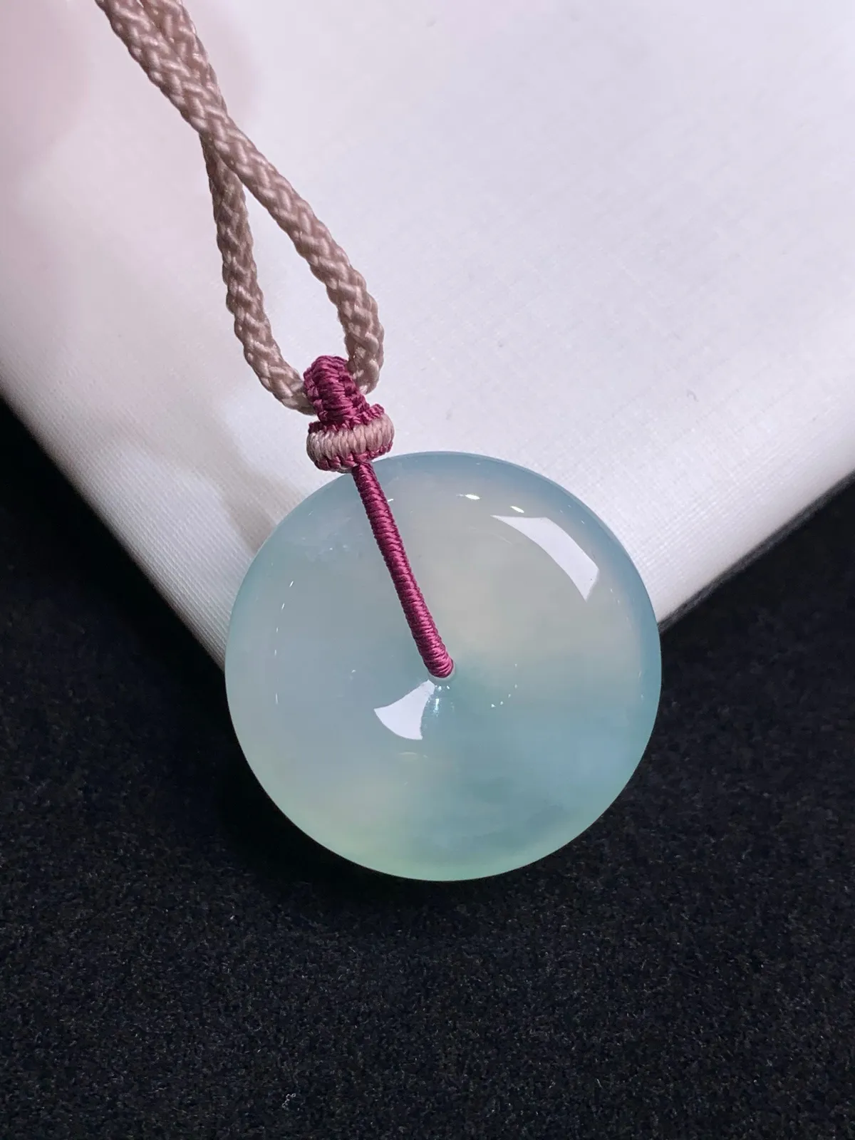 冰种平安扣，平平安安~吊坠