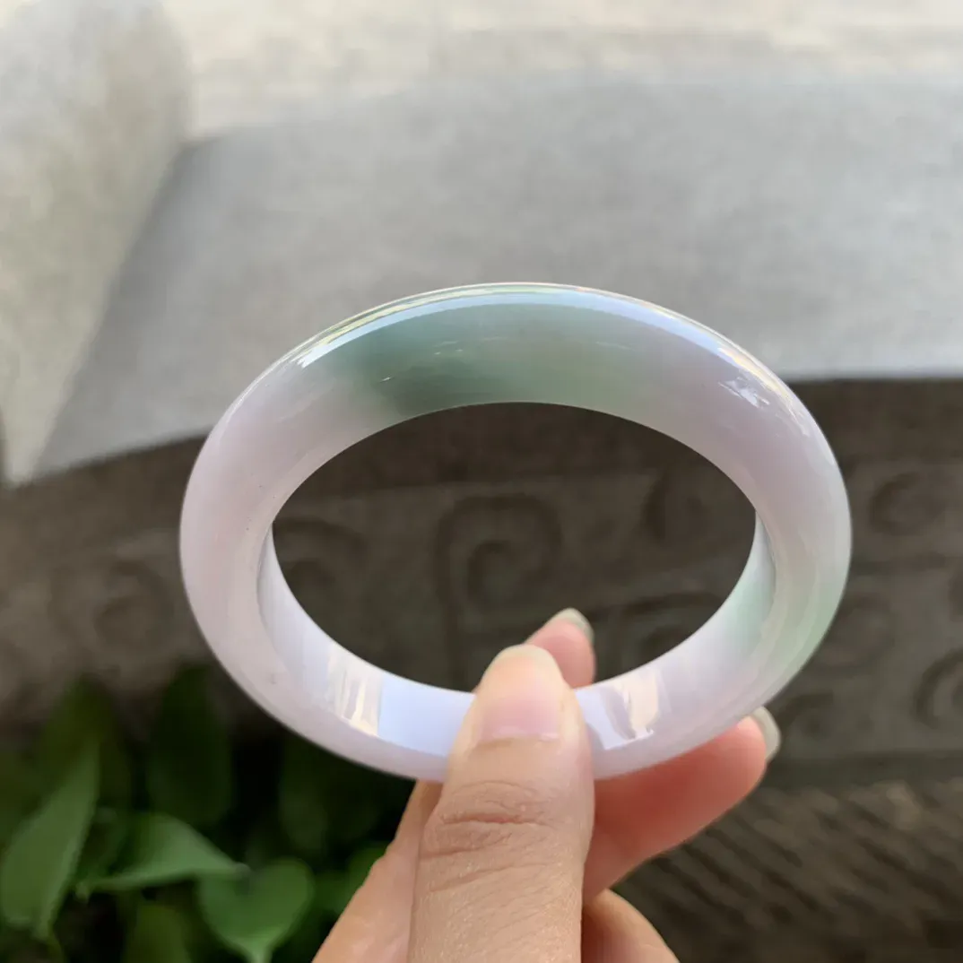 圈口 55.5-11.6-8.7【紫飘花正圈手镯】正圈55 56可戴