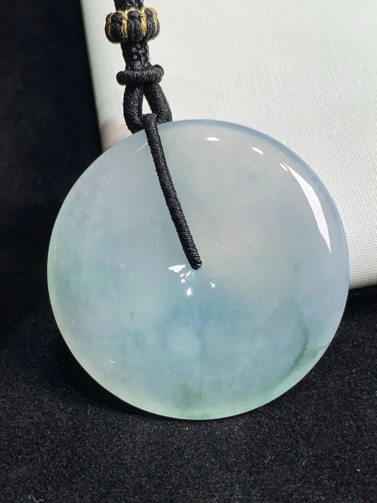 冰种平安扣，平平安安吊坠