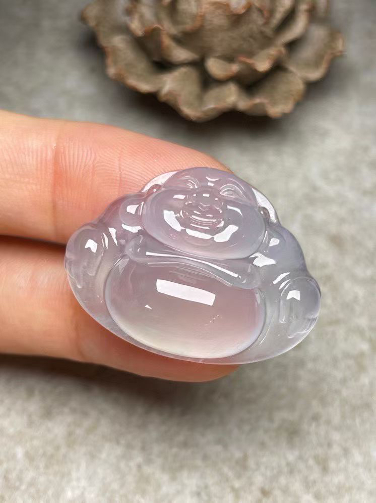 高冰种【大坐佛】吊坠，种水好，玉质细腻 ，卖相好.