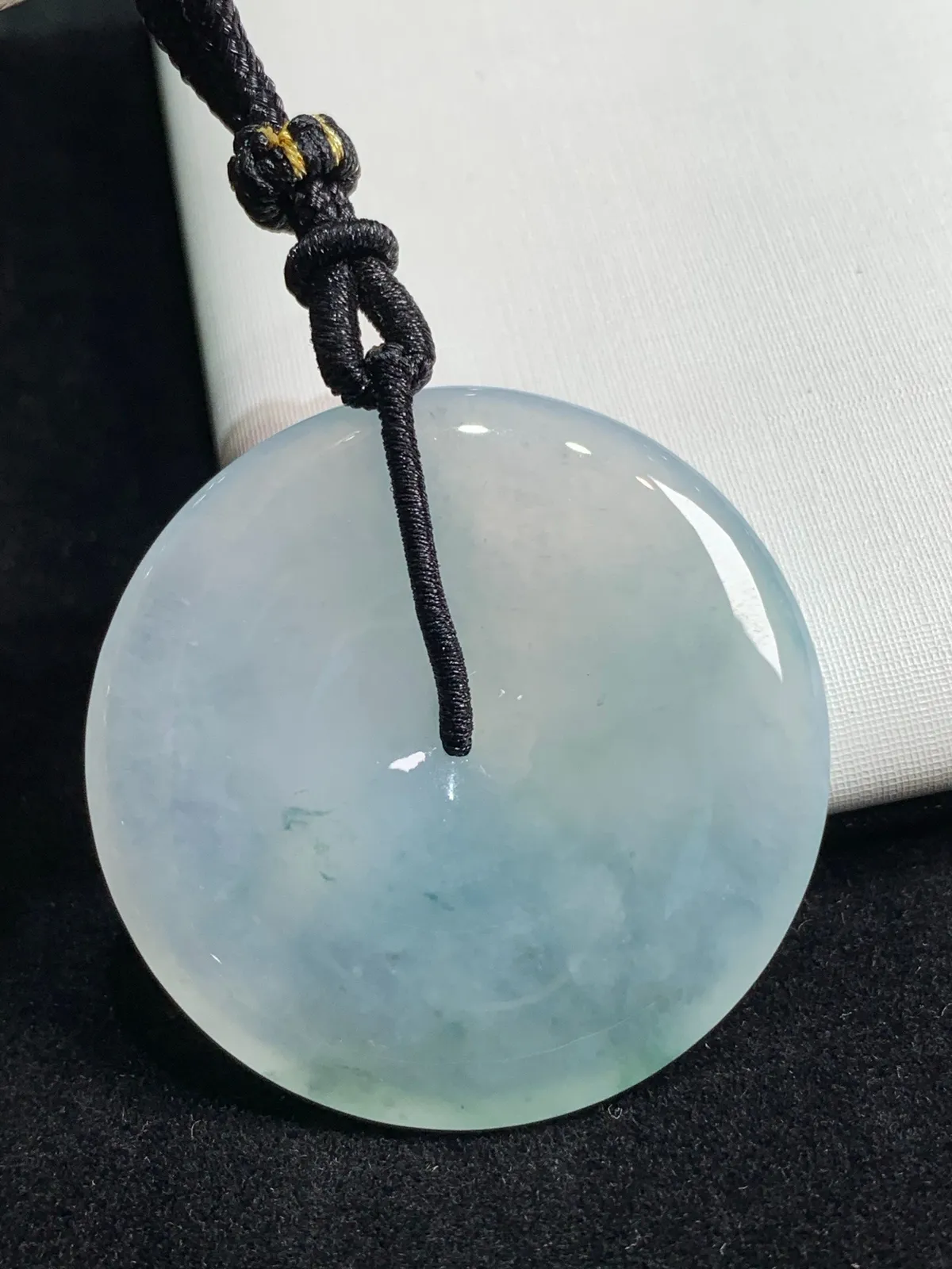 冰种平安扣，平平安安吊坠