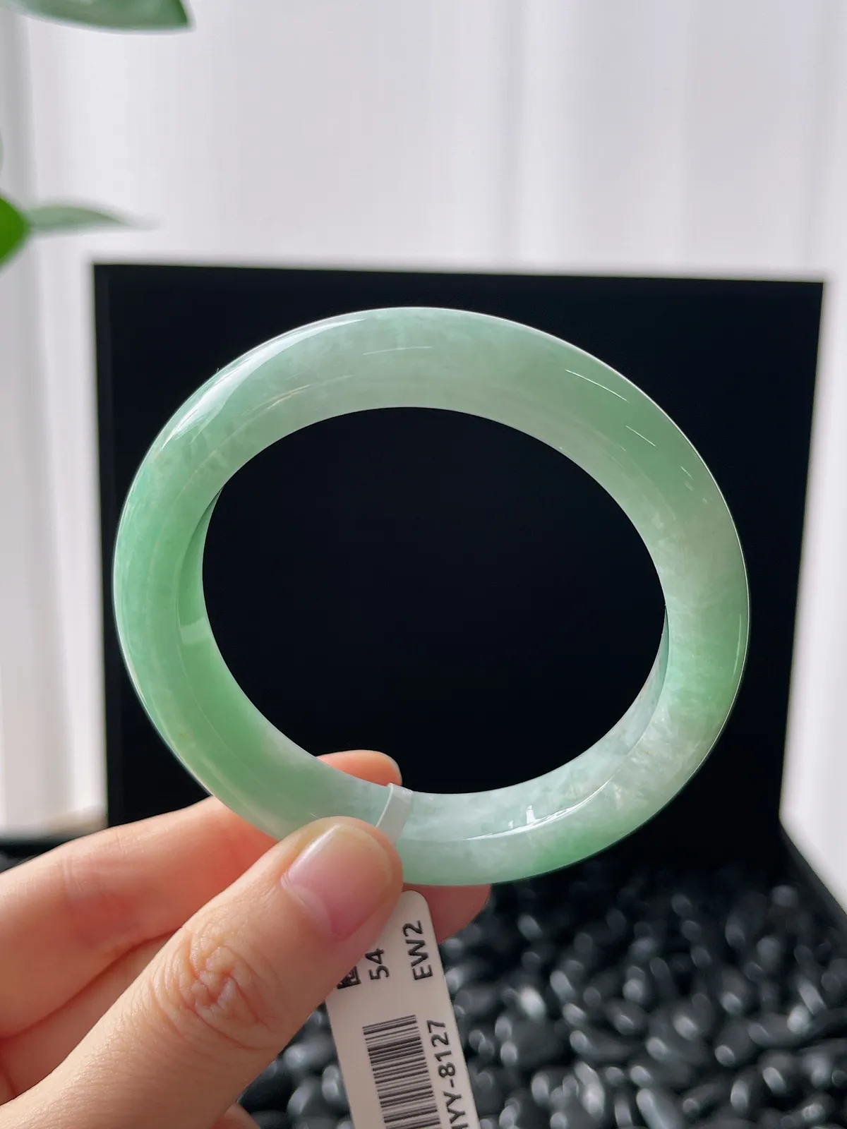 正圈54圈口，翡翠手镯