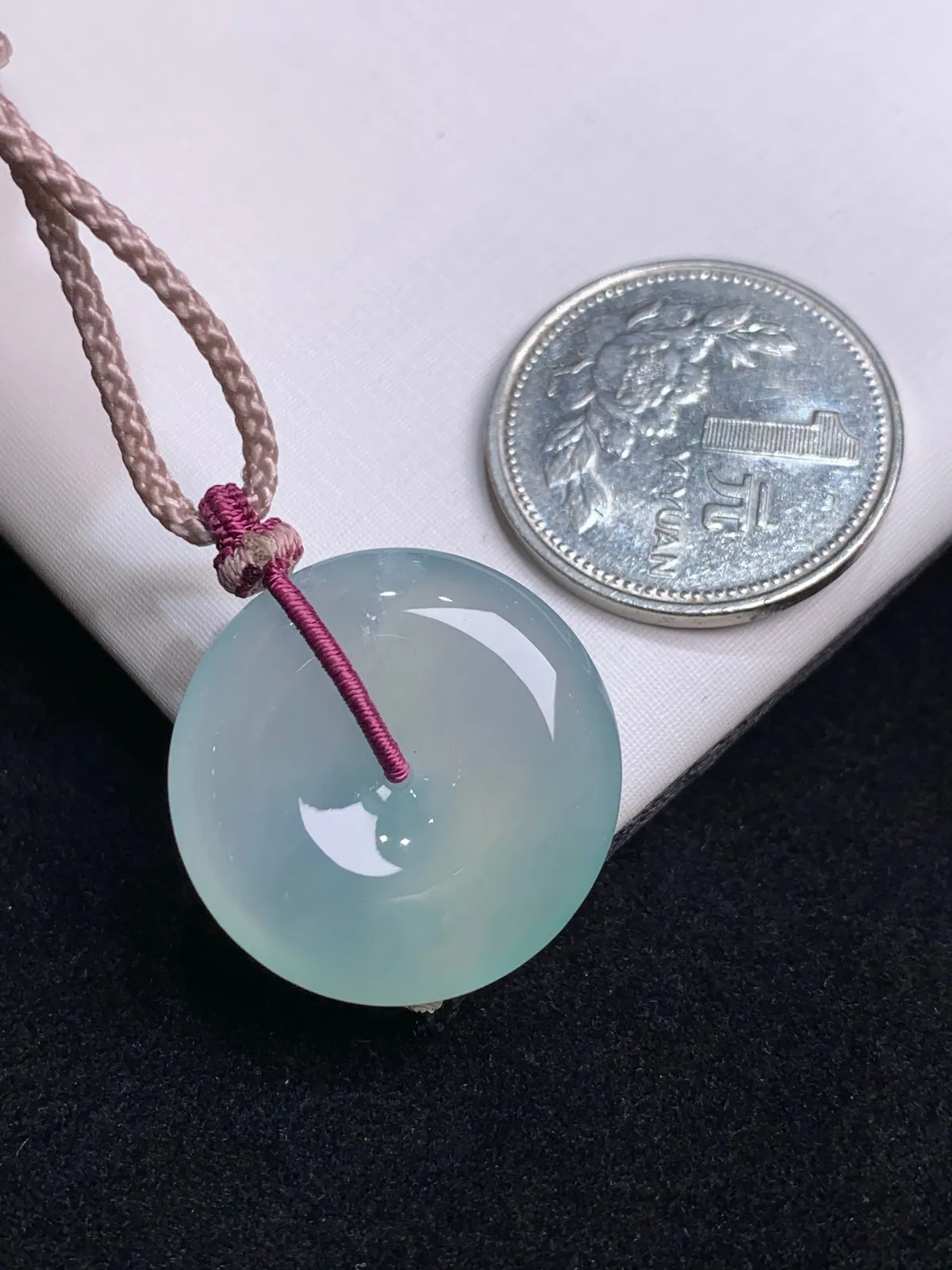 冰种平安扣，平平安安~吊坠