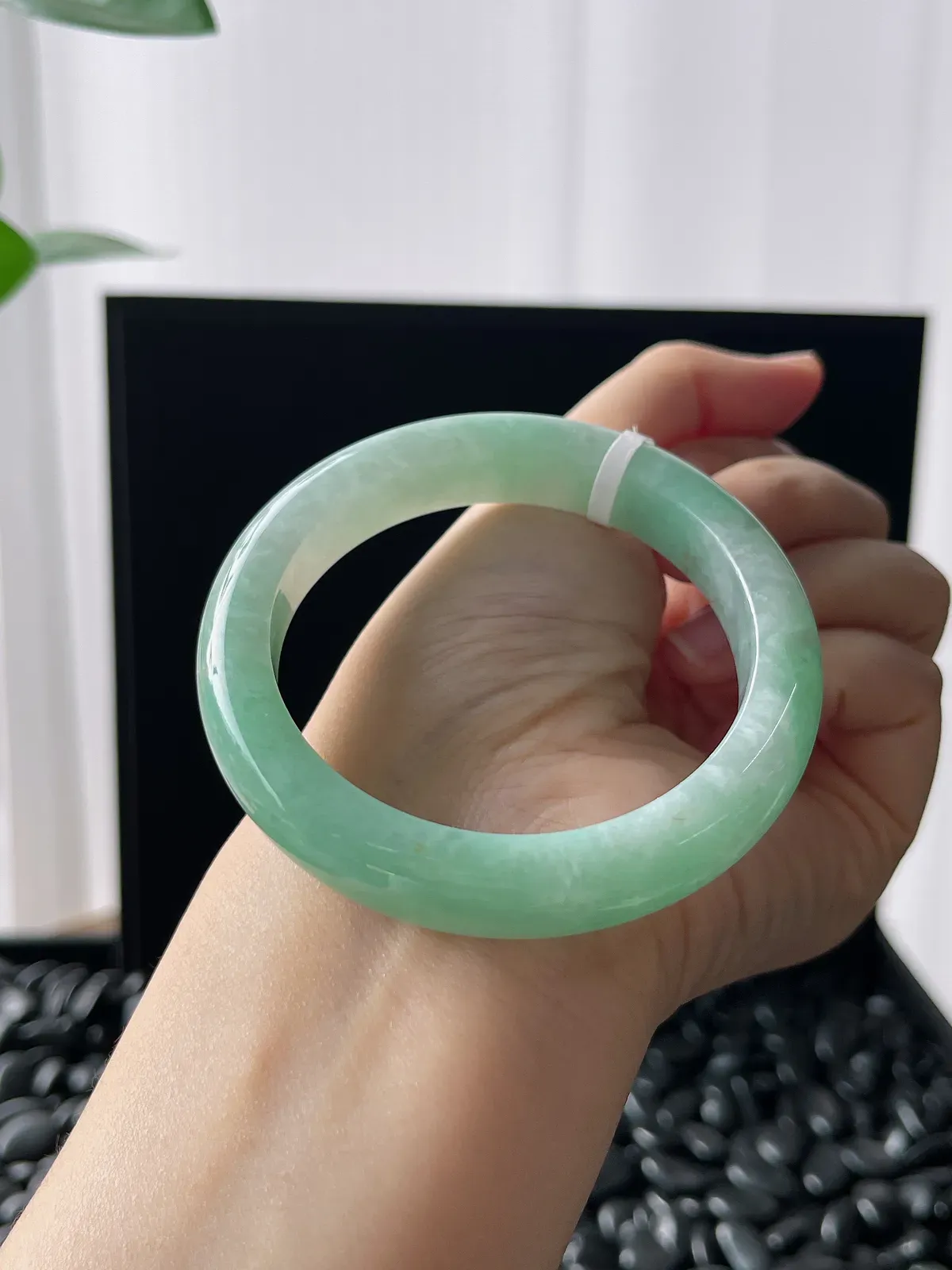 正圈54圈口，翡翠手镯