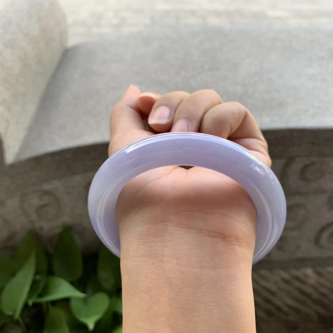 圈口55.5-11.9 【春彩圆条手镯】圆条55 56可戴