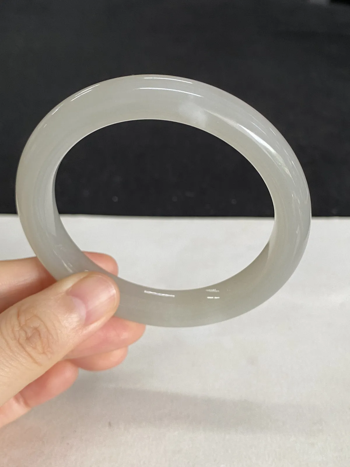 正圈54.4圈口，和田玉手镯