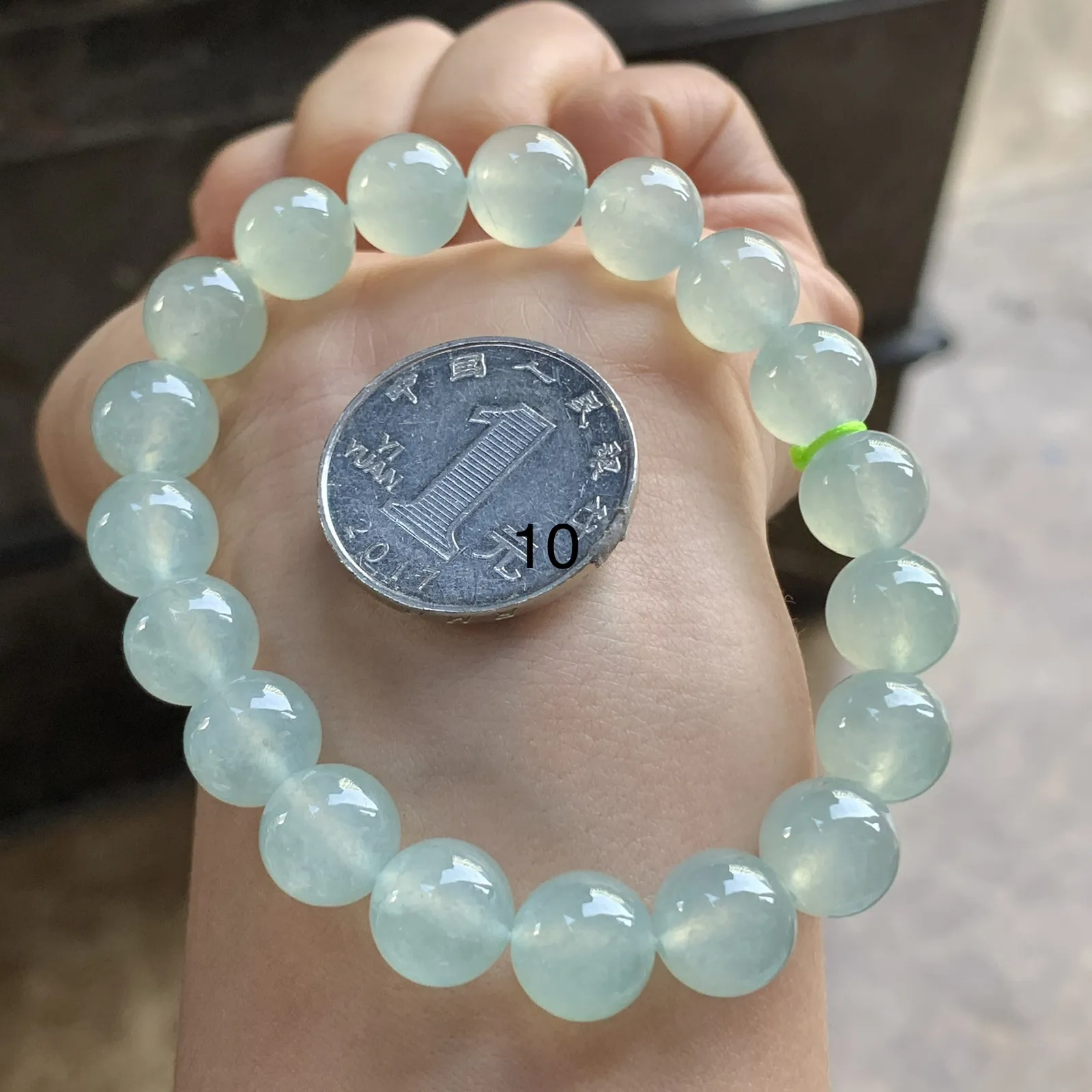 冰晴珠串^_^冰透清新 尺寸10