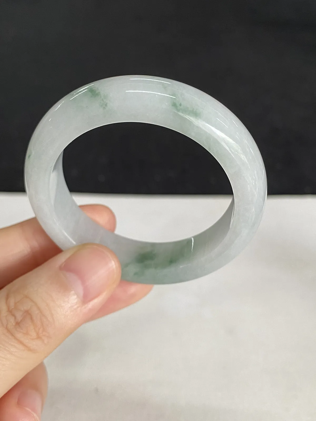 正圈40.2圈口，翡翠手镯