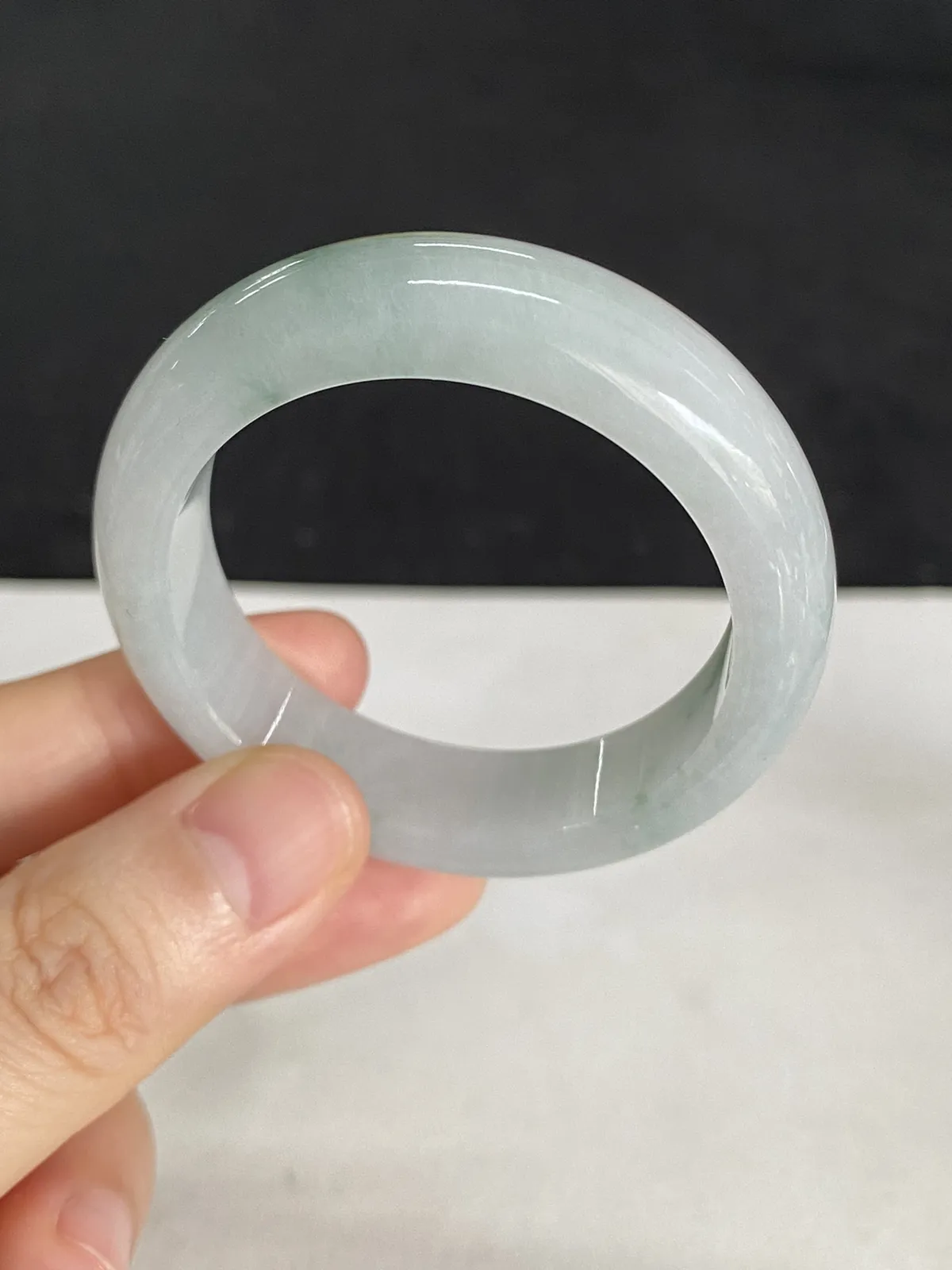 正圈40.2圈口，翡翠手镯